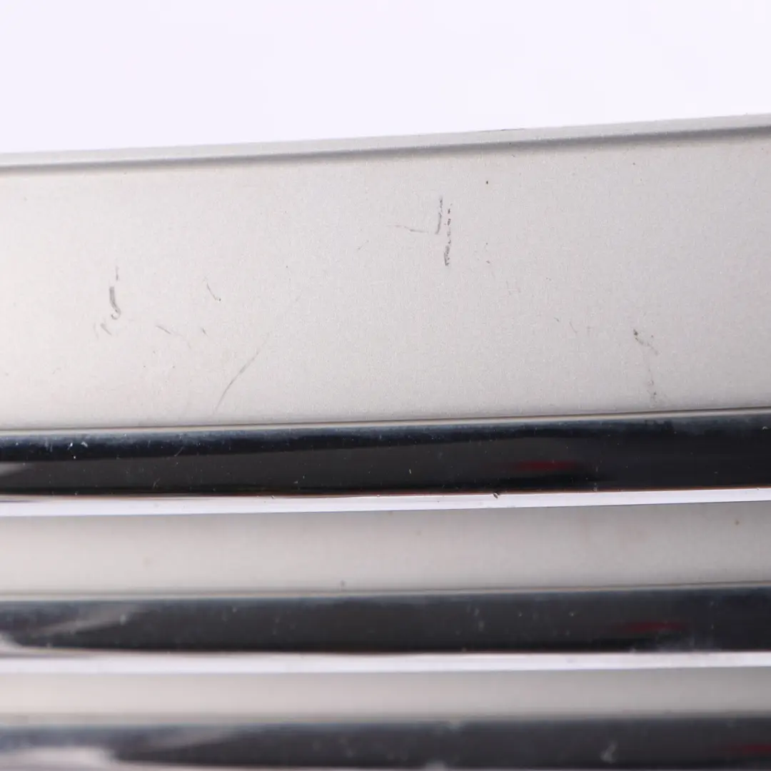 Front Grill Radiator Trim Panel Cover Silver to Mercedes C219 with Part number A2198800083 Mercedes C219 Front Grill Radiator Trim Panel Cover Silver - SKU A2198800083 - Part number A2198800083