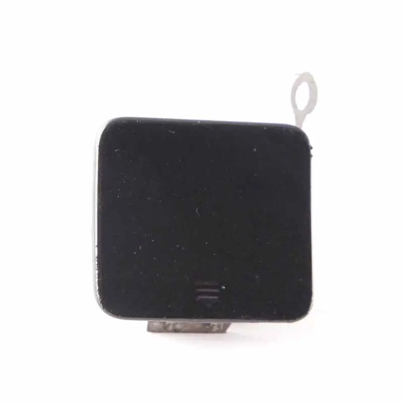 W219 Rear Bumper Flap Towing Eye Cover Obsidian Black - 197 to Mercedes with Part number A2198800705 Mercedes W219 Rear Bumper Flap Towing Eye Cover Obsidian Black - 197 - SKU A2198800705-OB - Part number A2198800705