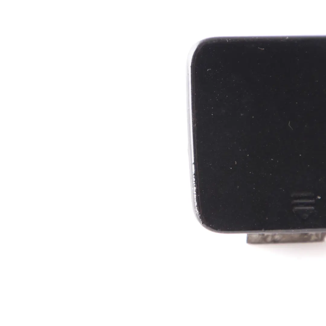 W219 Rear Bumper Flap Towing Eye Cover Obsidian Black - 197 to Mercedes with Part number A2198800705 Mercedes W219 Rear Bumper Flap Towing Eye Cover Obsidian Black - 197 - SKU A2198800705-OB - Part number A2198800705