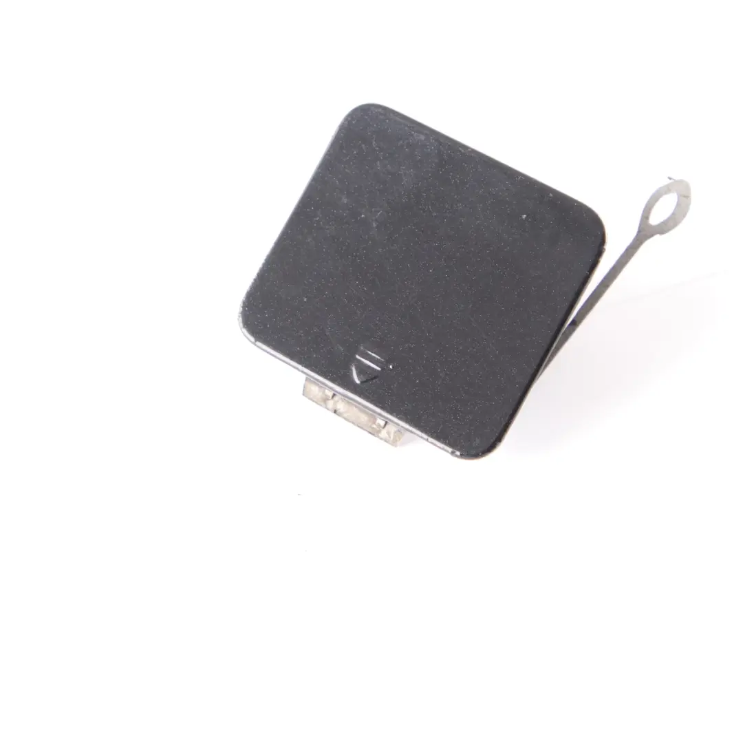 W219 Rear Bumper Flap Towing Eye Cover Obsidian Black - 197 to Mercedes with Part number A2198800705 Mercedes W219 Rear Bumper Flap Towing Eye Cover Obsidian Black - 197 - SKU A2198800705-OB - Part number A2198800705