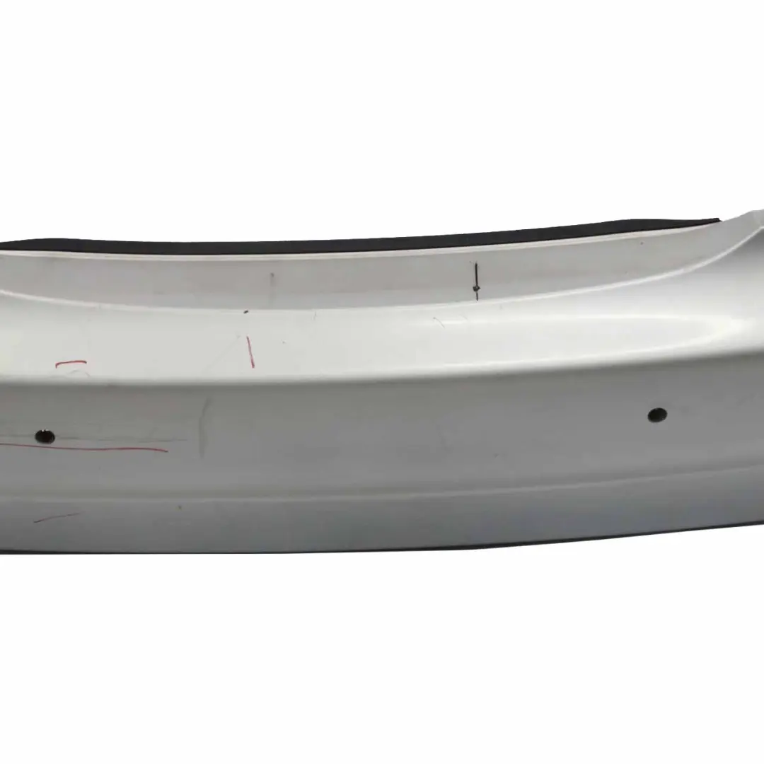 W219 Rear Bumper PDC Trim Panel Iridium Silver Metallic - 775 to Mercedes CLS with Part number A2198800940 Mercedes CLS W219 Rear Bumper PDC Trim Panel Iridium Silver Metallic - 775 - SKU A2198800940-IRS - Part number A2198800940