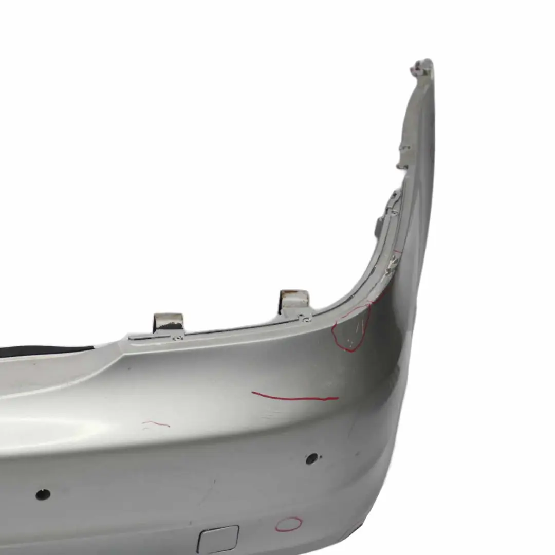 W219 Rear Bumper PDC Trim Panel Iridium Silver Metallic - 775 to Mercedes CLS with Part number A2198800940 Mercedes CLS W219 Rear Bumper PDC Trim Panel Iridium Silver Metallic - 775 - SKU A2198800940-IRS - Part number A2198800940