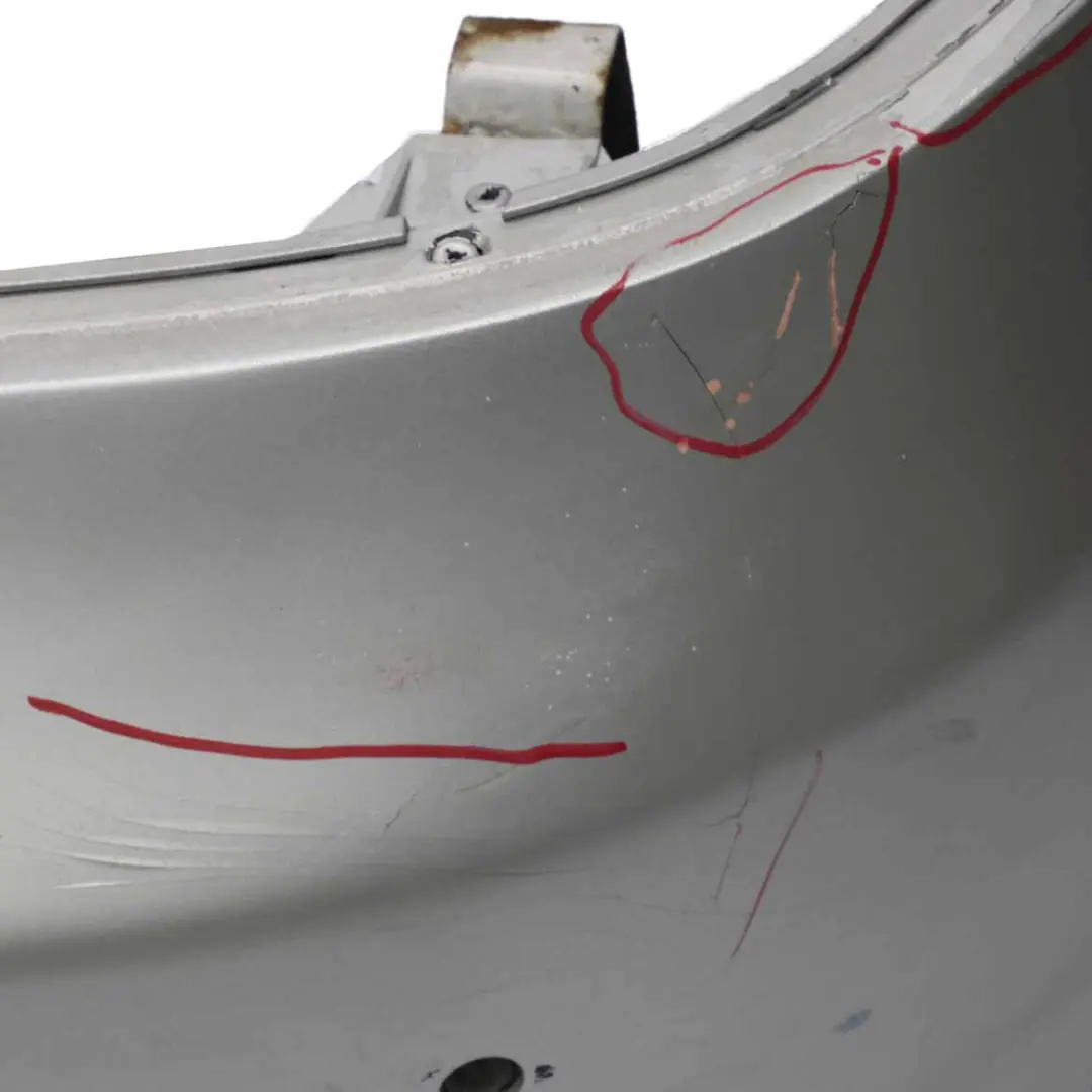 W219 Rear Bumper PDC Trim Panel Iridium Silver Metallic - 775 to Mercedes CLS with Part number A2198800940 Mercedes CLS W219 Rear Bumper PDC Trim Panel Iridium Silver Metallic - 775 - SKU A2198800940-IRS - Part number A2198800940