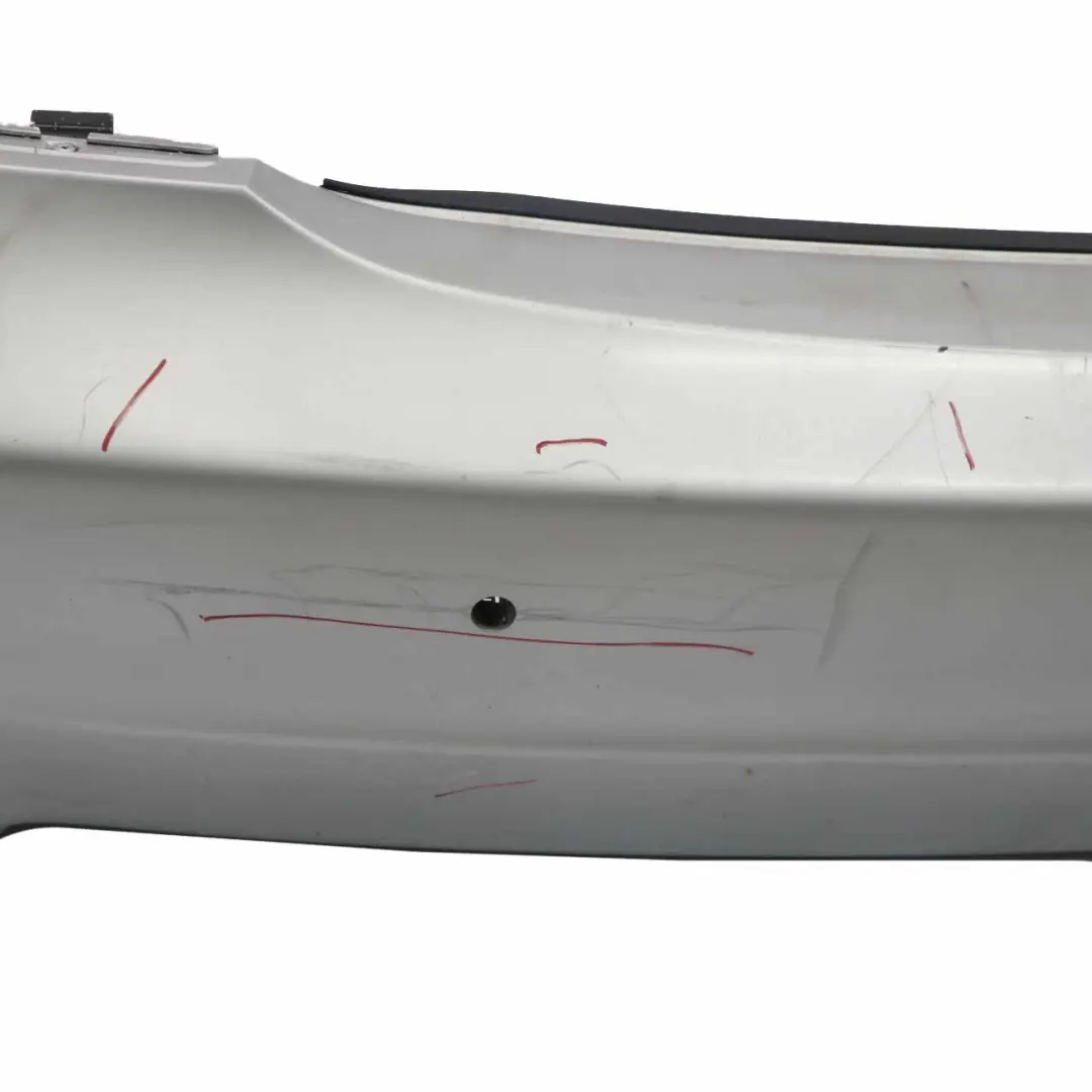 W219 Rear Bumper PDC Trim Panel Iridium Silver Metallic - 775 to Mercedes CLS with Part number A2198800940 Mercedes CLS W219 Rear Bumper PDC Trim Panel Iridium Silver Metallic - 775 - SKU A2198800940-IRS - Part number A2198800940