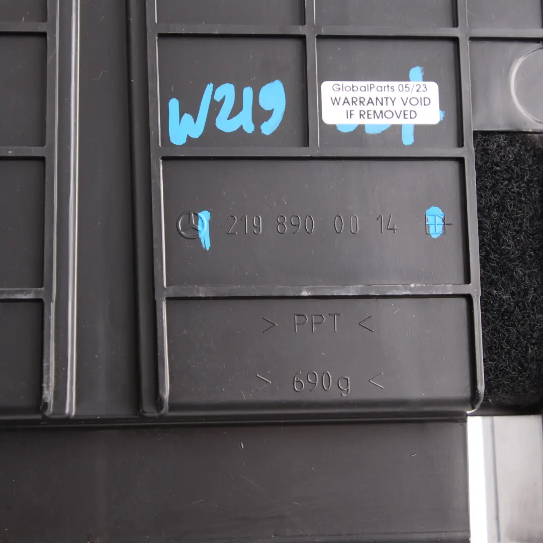 W219 Boot Trunk Tray Emergency Car Jack Holder Bracket to Mercedes with Part number A2198900014 Mercedes W219 Boot Trunk Tray Emergency Car Jack Holder Bracket - SKU A2198900014 - Part number A2198900014