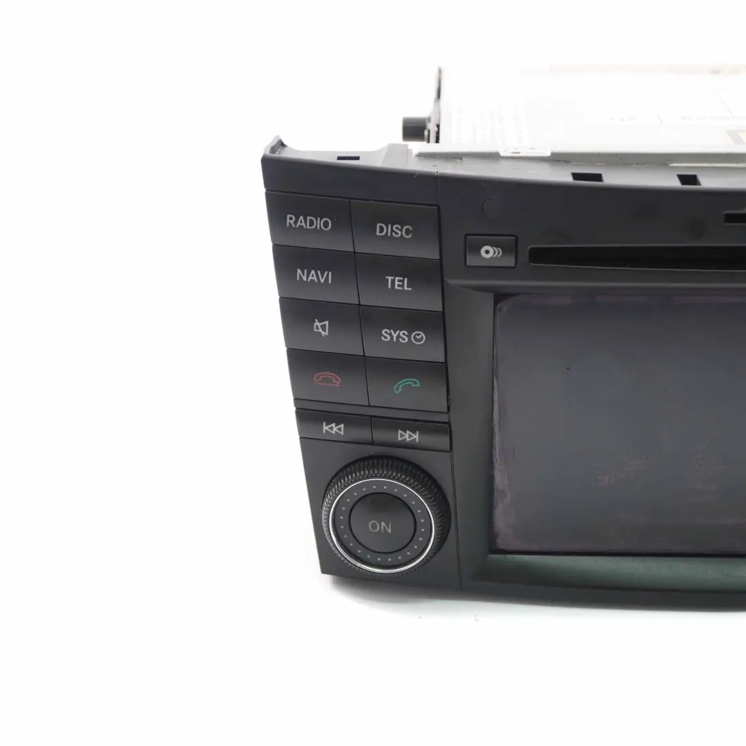 W219 Head Unit CD Player Navigation COMAND Radio Audio Unit to Mercedes with Part number A2199001100 Mercedes W219 Head Unit CD Player Navigation COMAND Radio Audio Unit - SKU A2199001100 - Part number A2199001100