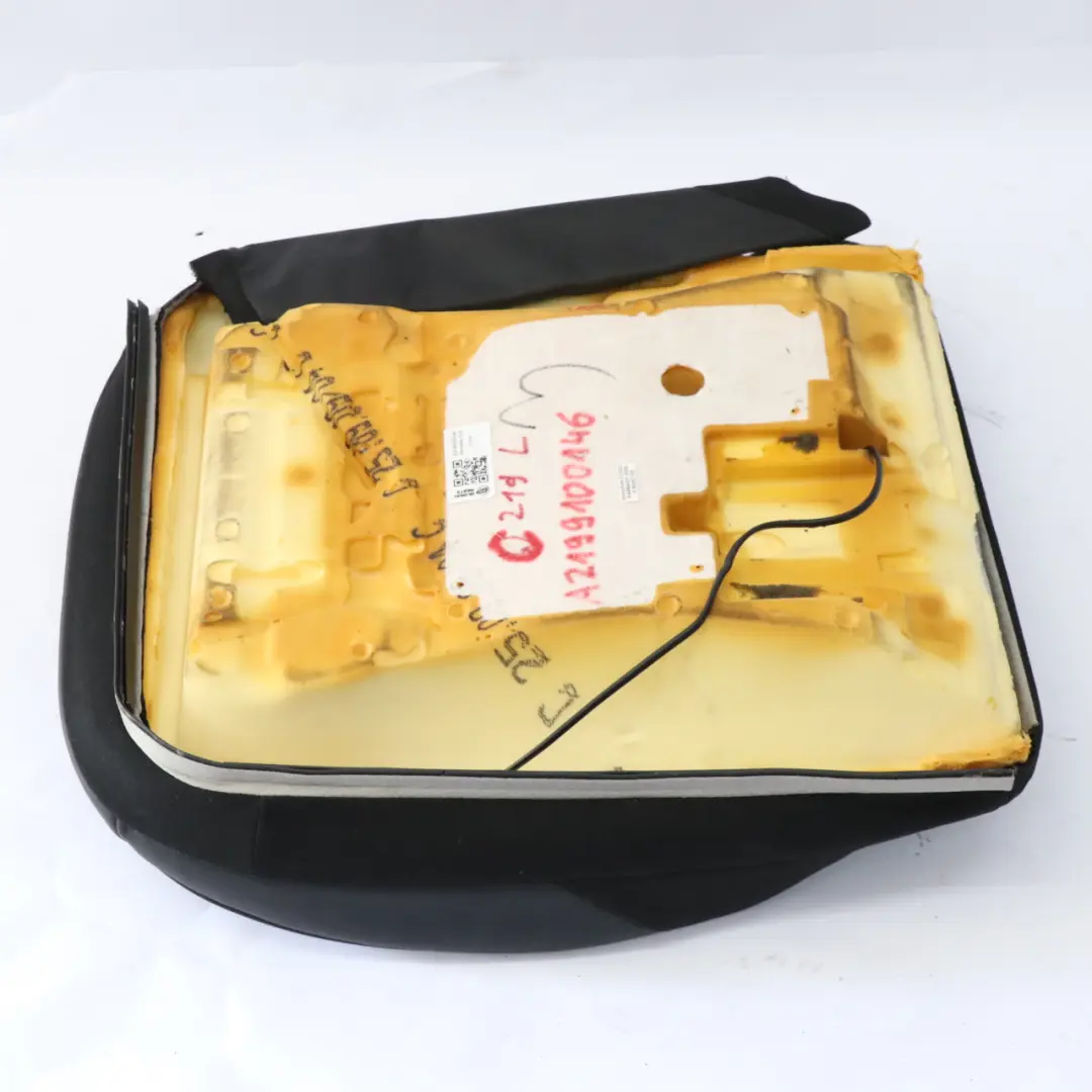 W219 Coprisedile Anteriore Sinistro Riscaldato Interno Pelle Nera per Mercedes con numero di parte A2199100146 Mercedes W219 Coprisedile Anteriore Sinistro Riscaldato Interno Pelle Nera - SKU A2199100146 - Numero di parte A2199100146