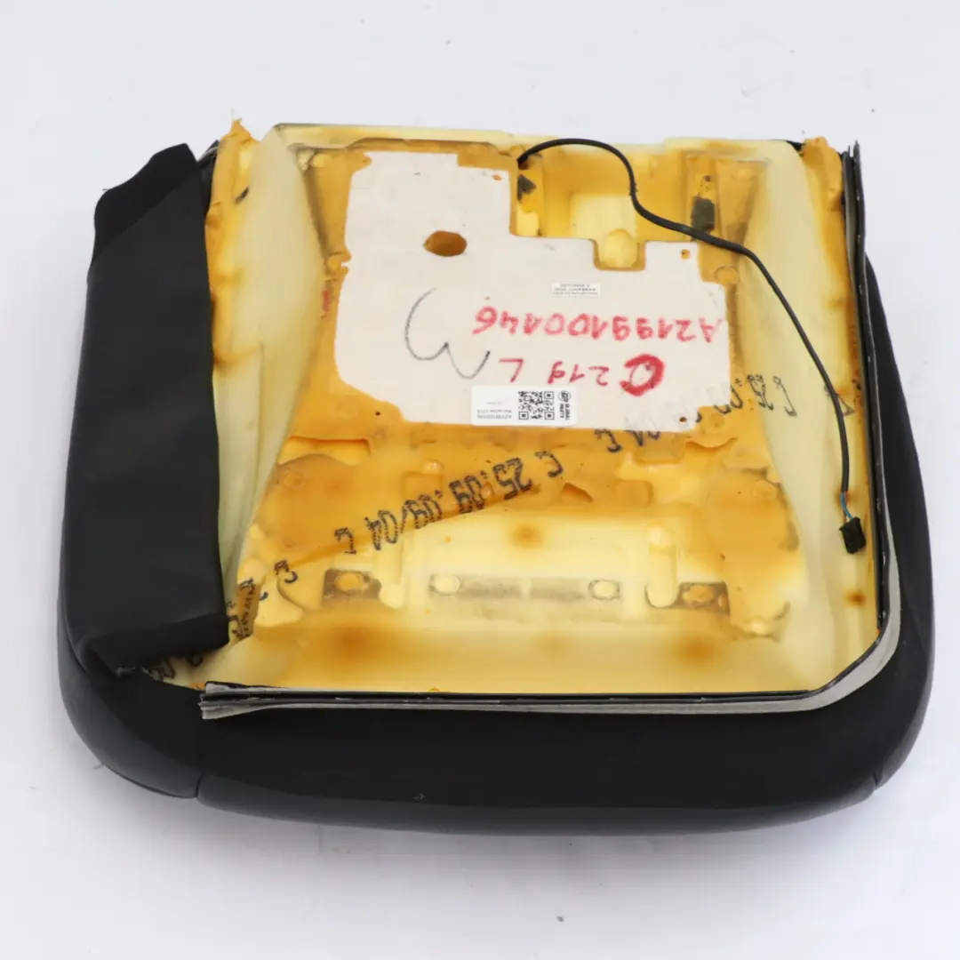 W219 Vorne Links Sitzbezug Beheizt Schwarz Leder Interieur für Mercedes mit Teilenummer A2199100146 Mercedes W219 Vorne Links Sitzbezug Beheizt Schwarz Leder Interieur - SKU A2199100146 - Teilenummer A2199100146