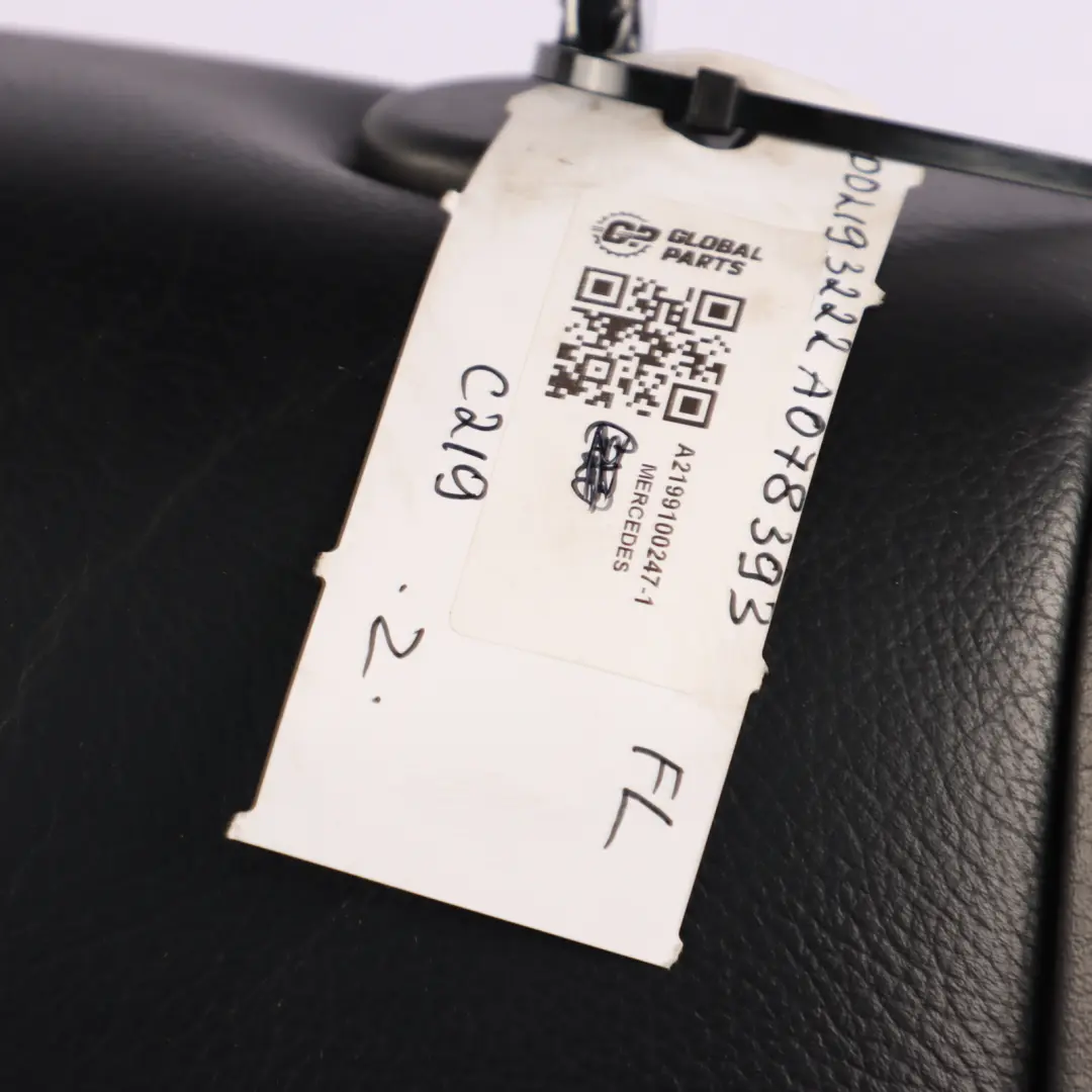 Front Seat Left N/S Heated Electric Interior Leather Black to Mercedes CLS C219 with Part number A2199100247 Mercedes CLS C219 Front Seat Left N/S Heated Electric Interior Leather Black - SKU A2199100247-1 - Part number A2199100247