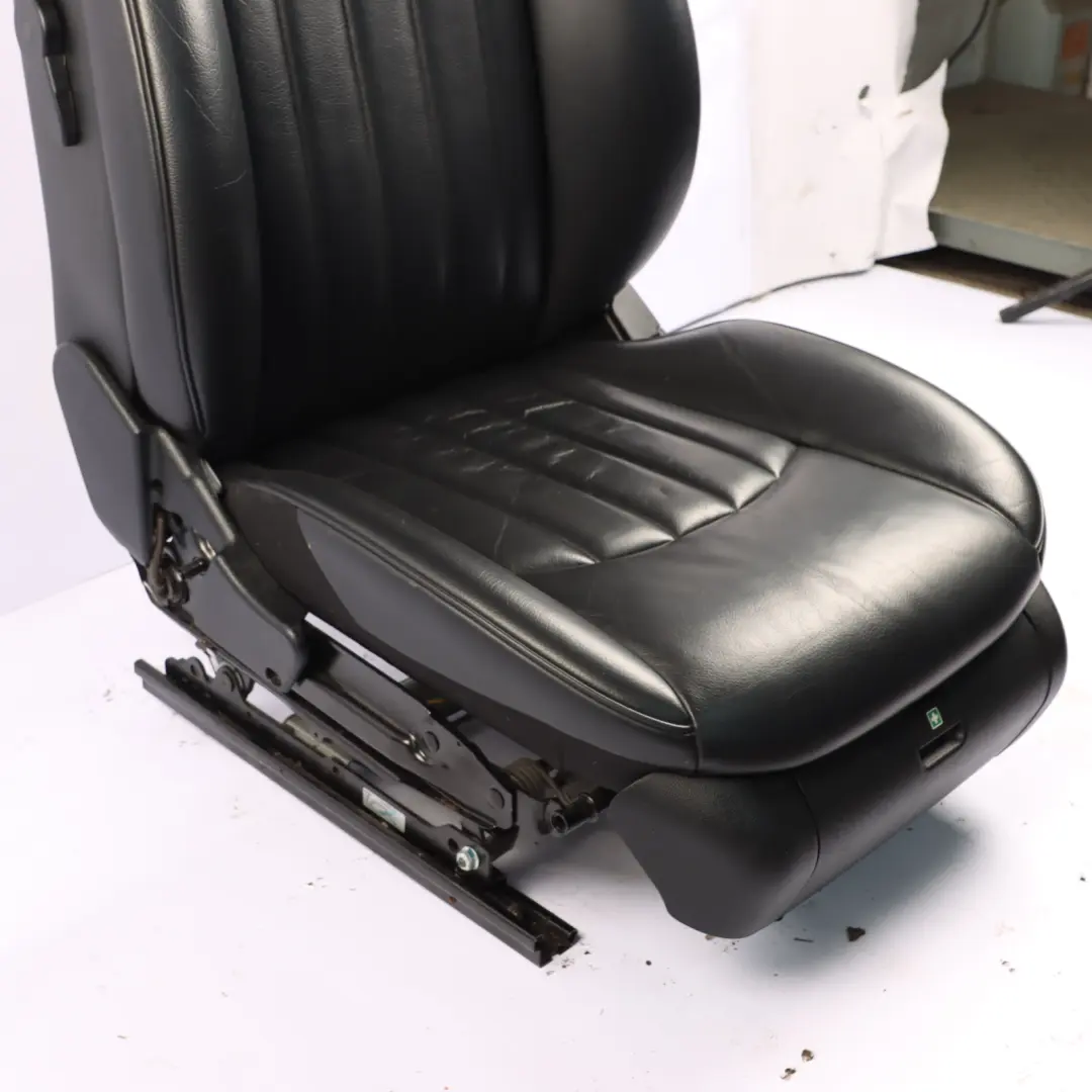 Front Seat Left N/S Heated Electric Interior Leather Black to Mercedes CLS C219 with Part number A2199100247 Mercedes CLS C219 Front Seat Left N/S Heated Electric Interior Leather Black - SKU A2199100247-1 - Part number A2199100247