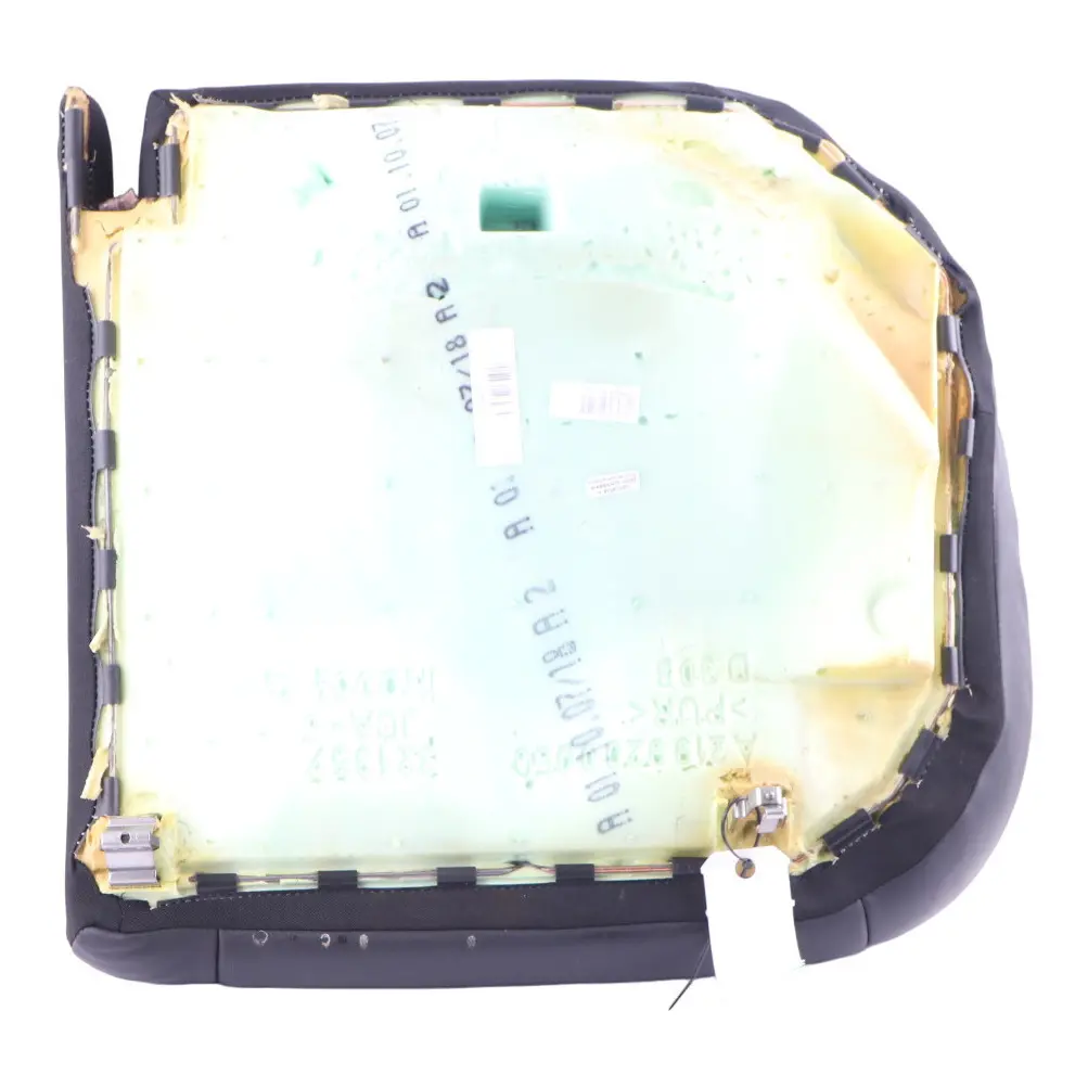Mercedes W219 Front Right O/S Seat Cover Heated Black Leather Interior - SKU A2199200246 - Part number A2199200246