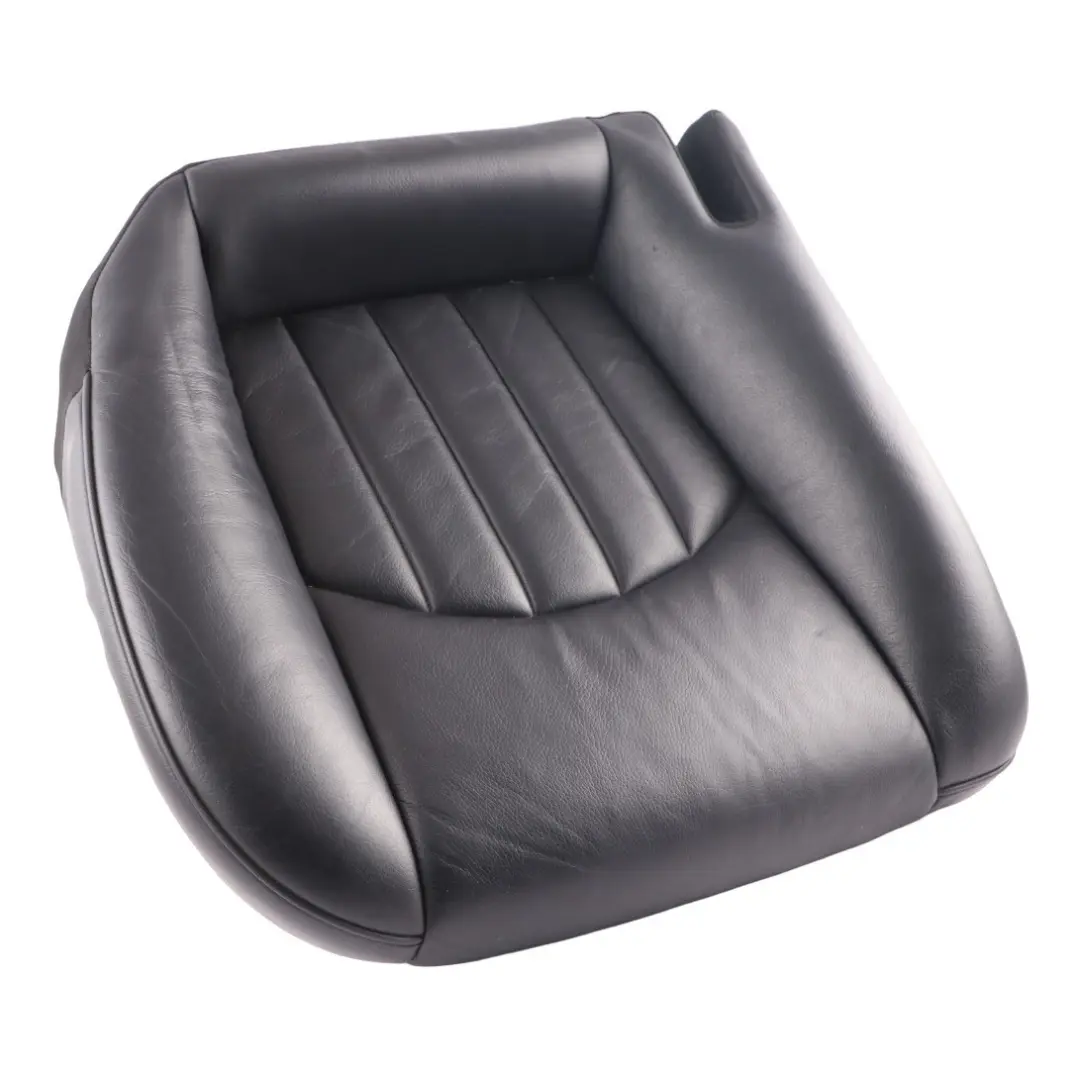 Mercedes W219 Front Right O/S Seat Cover Heated Black Leather Interior - SKU A2199200246 - Part number A2199200246