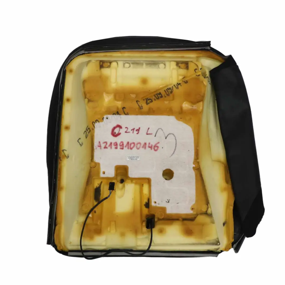 W219 Sitz hinten rechts Kissenbezug beheizt Leder schwarz für Mercedes mit Teilenummer A2199200446 Mercedes W219 Sitz hinten rechts Kissenbezug beheizt Leder schwarz - SKU A2199200446 - Teilenummer A2199200446