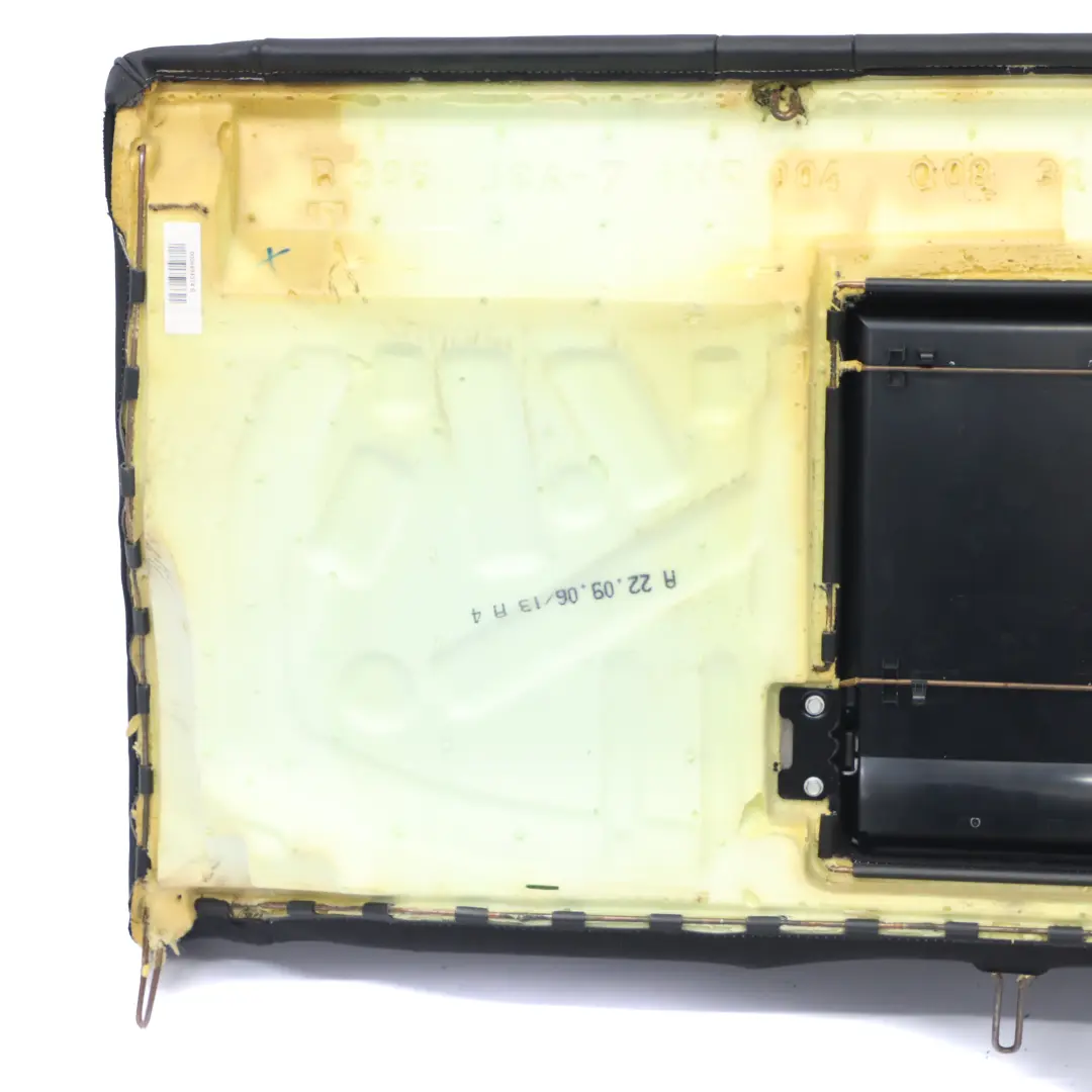 Mercedes W219 Schienale posteriore Coprisedile posteriore CLS Pelle nera - SKU A2199200647-1 - Numero di parte A2199200647