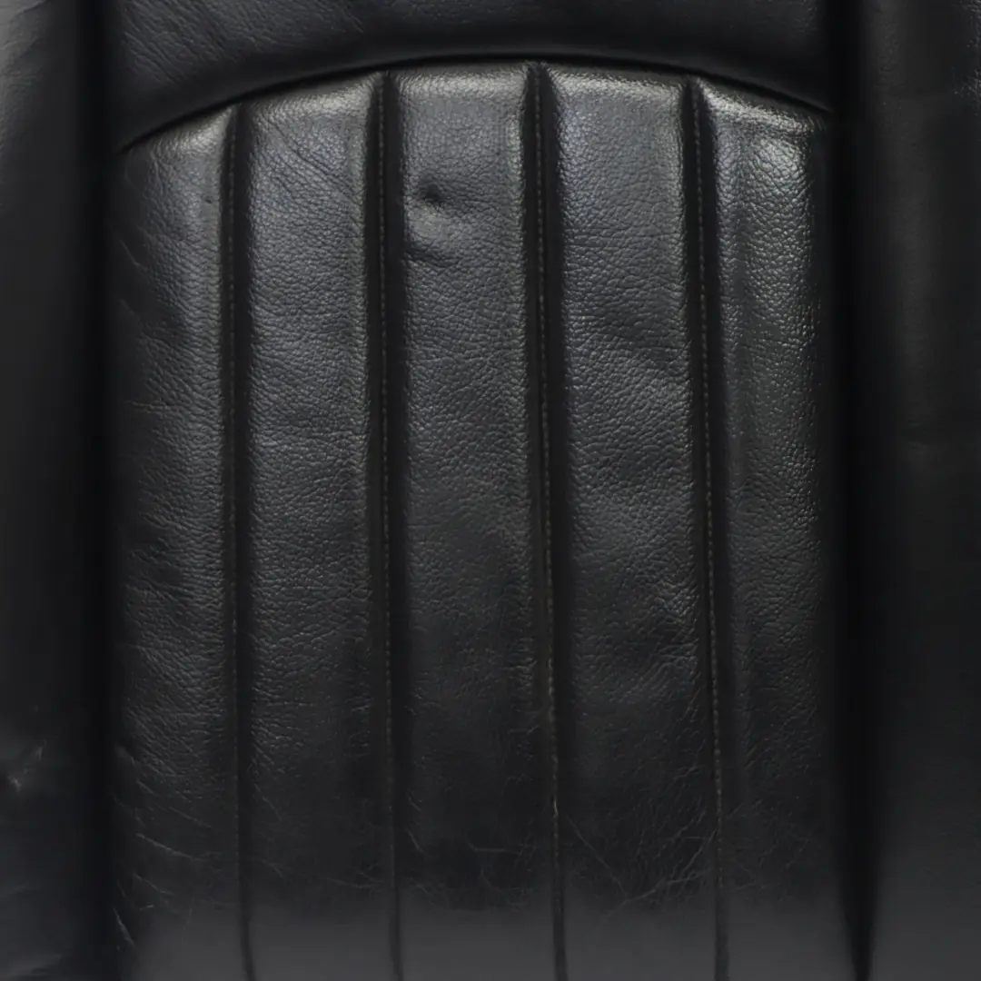 Mercedes W219 Couvre-dossier de siège arrière Couvre-dossier CLS Cuir noir - SKU A2199200647-1 - Numéro de pièce A2199200647