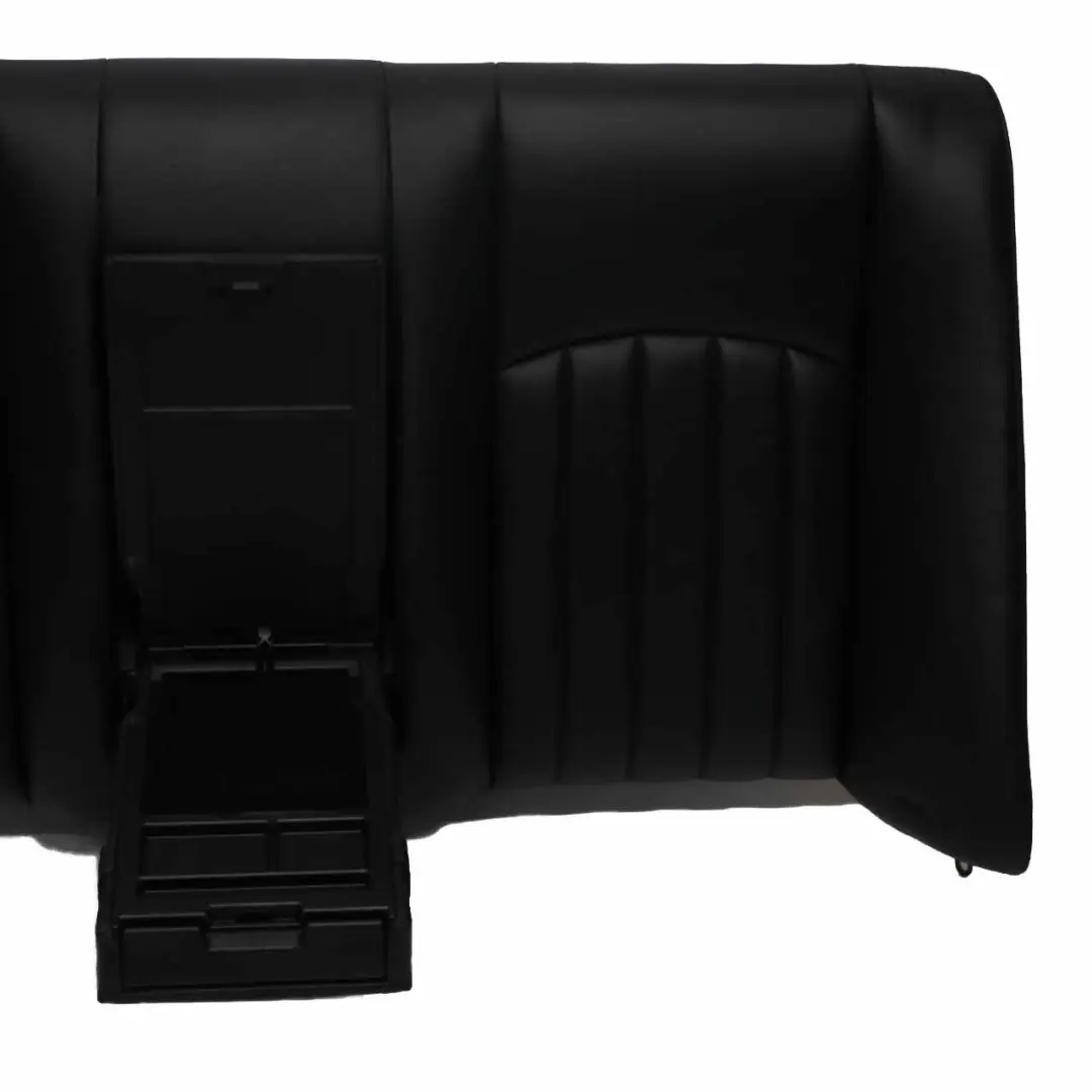 Mercedes W219 Limousine Rücksitzbank Lehne Bezug Links Leder Schwarz - SKU A2199200647 - Teilenummer A2199200647