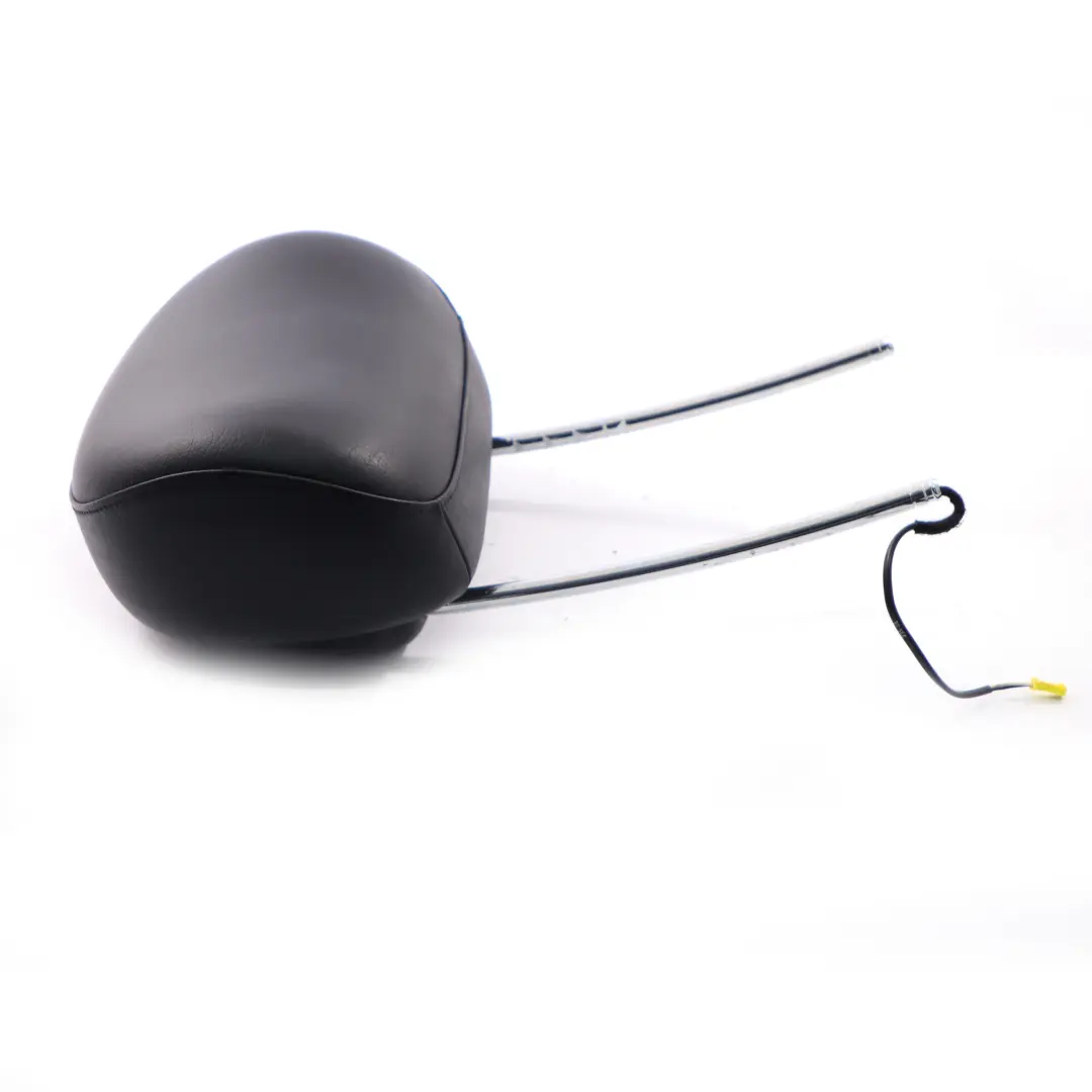 Mercedes W219 Seat Headrest Front Right O/S Head Rest Cover Black Leather - SKU A2199701450 - Part number A2199701450