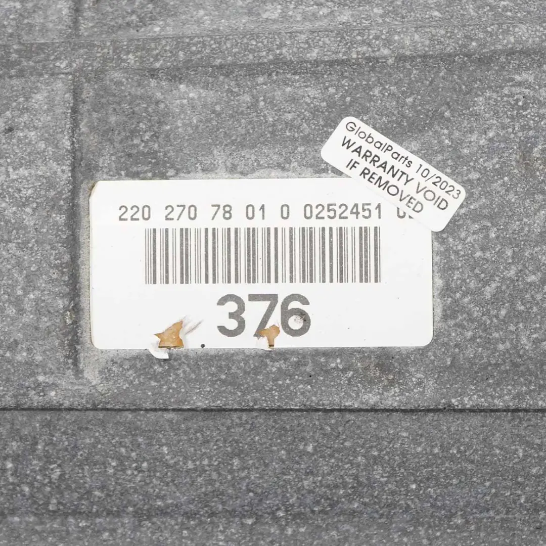 Mercedes W211 W220 C219 Boîte vitesses automatique 722901 A2202707801 GARANTIE - SKU A2202707901 - Numéro de pièce A2202707901