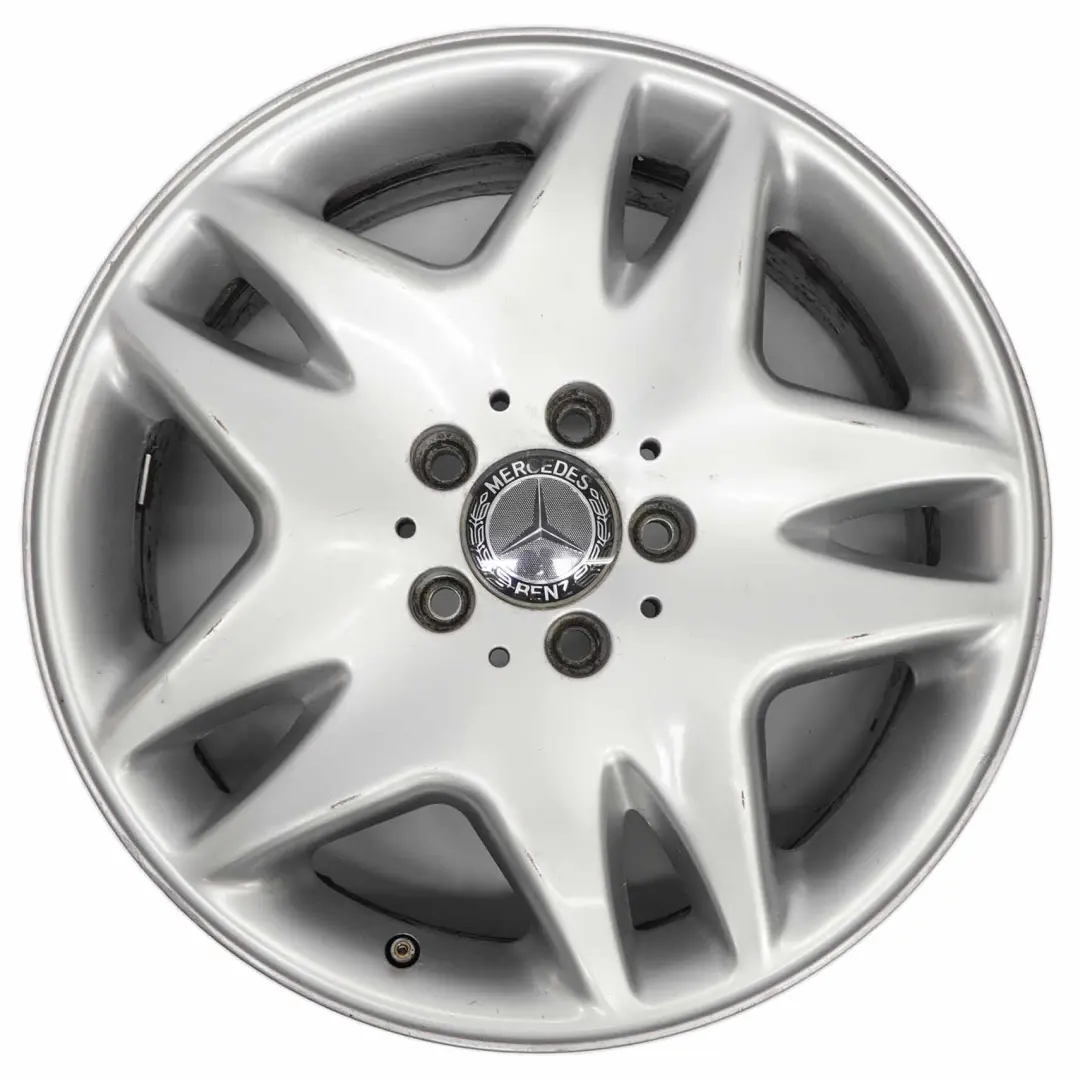  Mercedes-Benz Classe S W220 Jante alliage argentée 17" ET:46 7,5J - SKU A2204010202-1 - Numéro de pièce A2204010202
