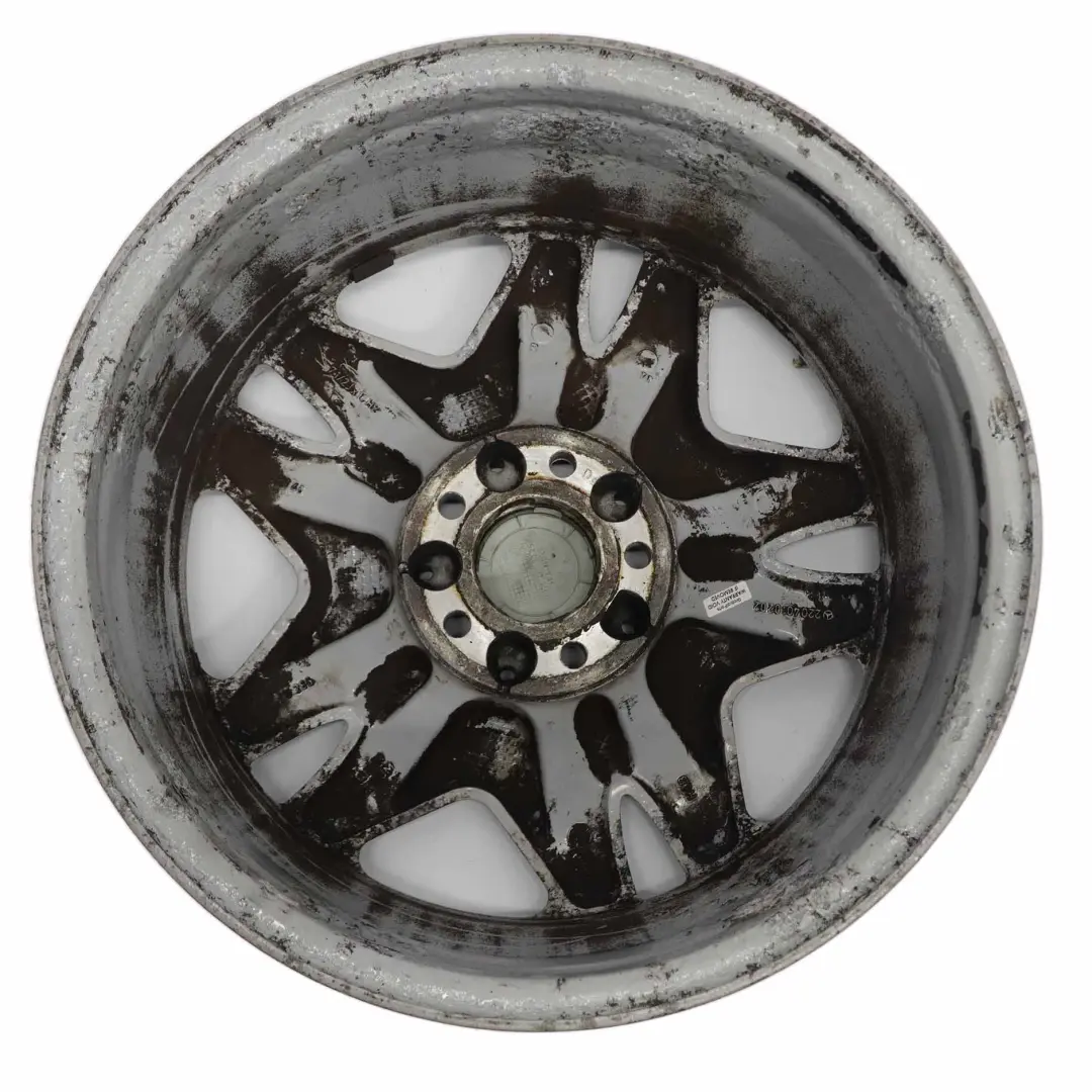 Mercedes-Benz Classe S W220 Cerchio in lega argento 17" ET:46 7,5J per con numero di parte A2204010202 Mercedes-Benz Classe S W220 Cerchio in lega argento 17" ET:46 7,5J - SKU A2204010202-1 - Numero di parte A2204010202