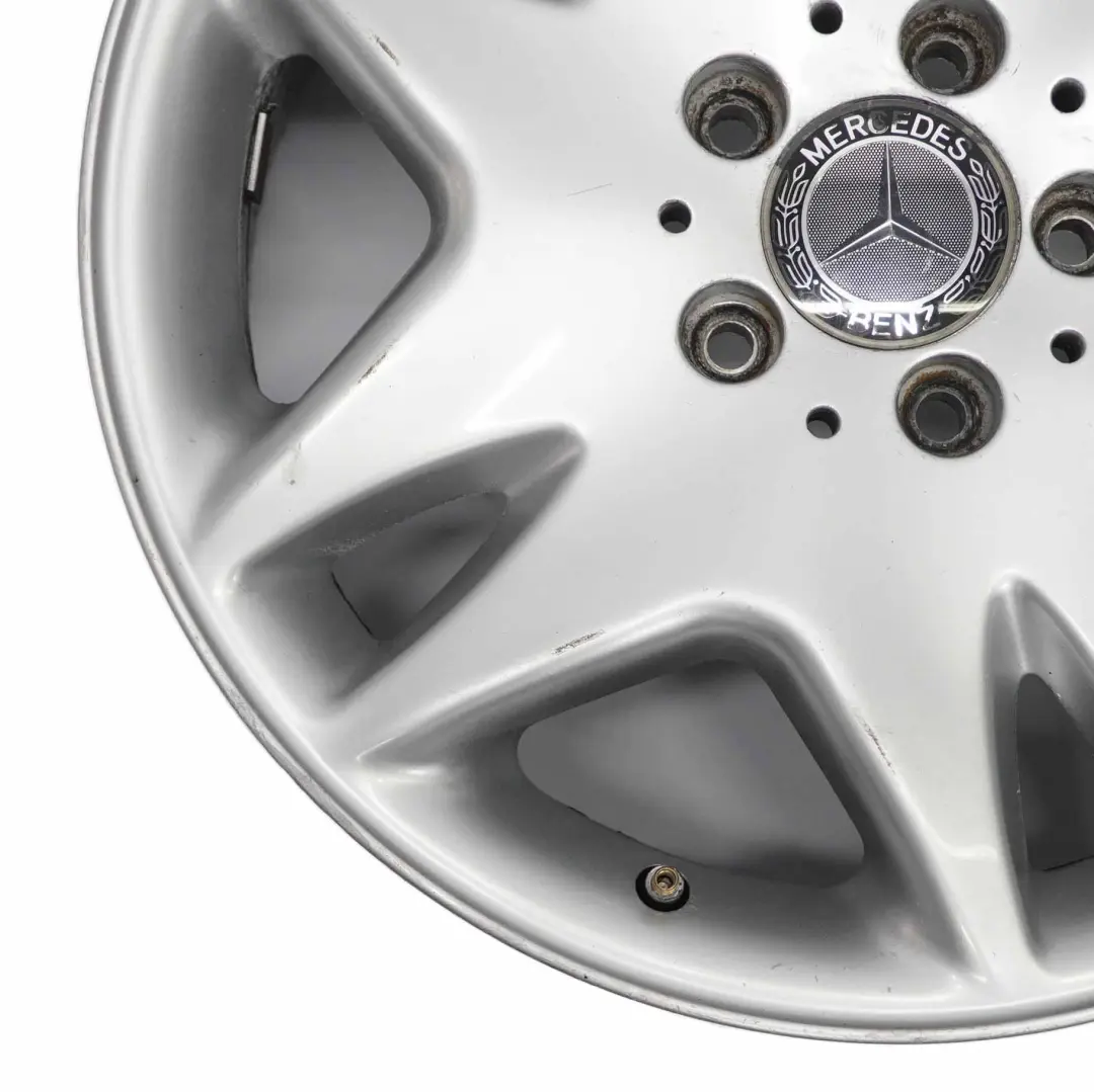  Mercedes-Benz S-Klasse W220 Silber Alufelge Alu Felge 17" ET:46 7,5J A220401020 - SKU A2204010202-1 - Teilenummer A2204010202