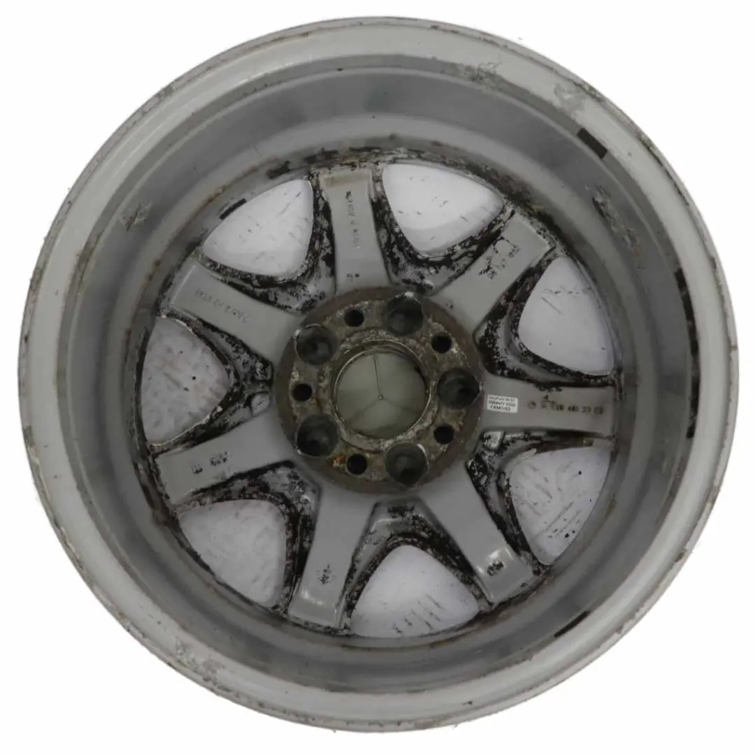 Alloy Wheel Rim 7 Spoke Design 16" 7,5J ET:46 to Mercedes W220 with Part number A2204012302 Mercedes W220 Alloy Wheel Rim 7 Spoke Design 16" 7,5J ET:46 - SKU A2204012302-2 - Part number A2204012302