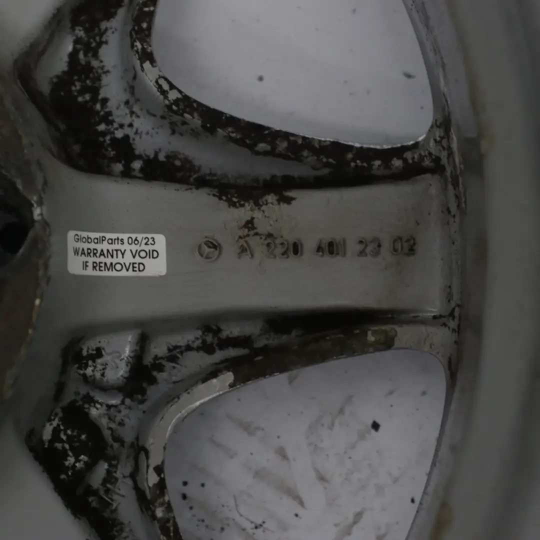 Mercedes W220 Jante alliage 7 branches 16" 7,5J ET:46 - SKU A2204012302-2 - Numéro de pièce A2204012302