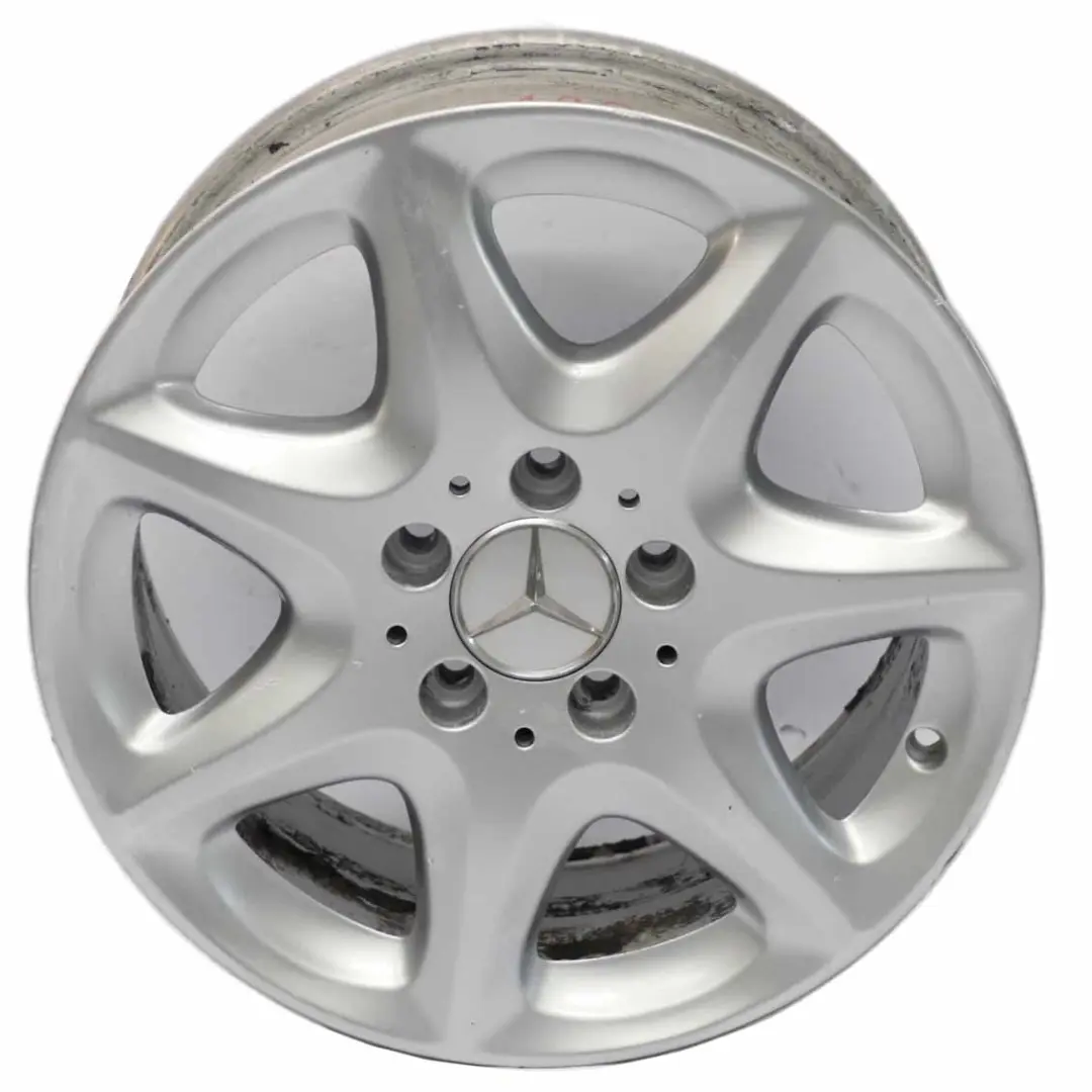 Alloy Wheel Rim 7 Spoke Design 16" 7,5J ET:46 to Mercedes W220 with Part number A2204012302 Mercedes W220 Alloy Wheel Rim 7 Spoke Design 16" 7,5J ET:46 - SKU A2204012302-3 - Part number A2204012302