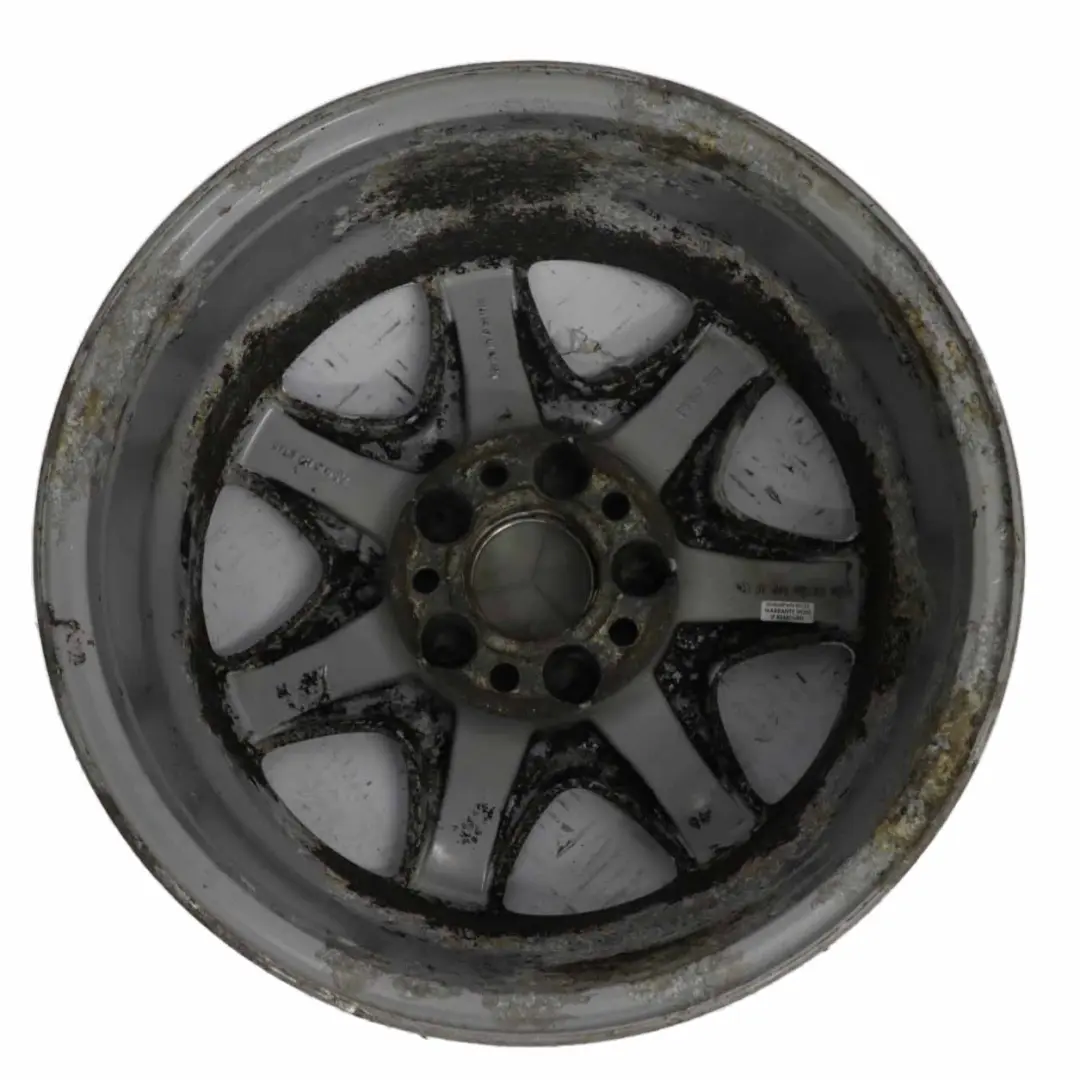 Alloy Wheel Rim 7 Spoke Design 16" 7,5J ET:46 to Mercedes W220 with Part number A2204012302 Mercedes W220 Alloy Wheel Rim 7 Spoke Design 16" 7,5J ET:46 - SKU A2204012302-4 - Part number A2204012302