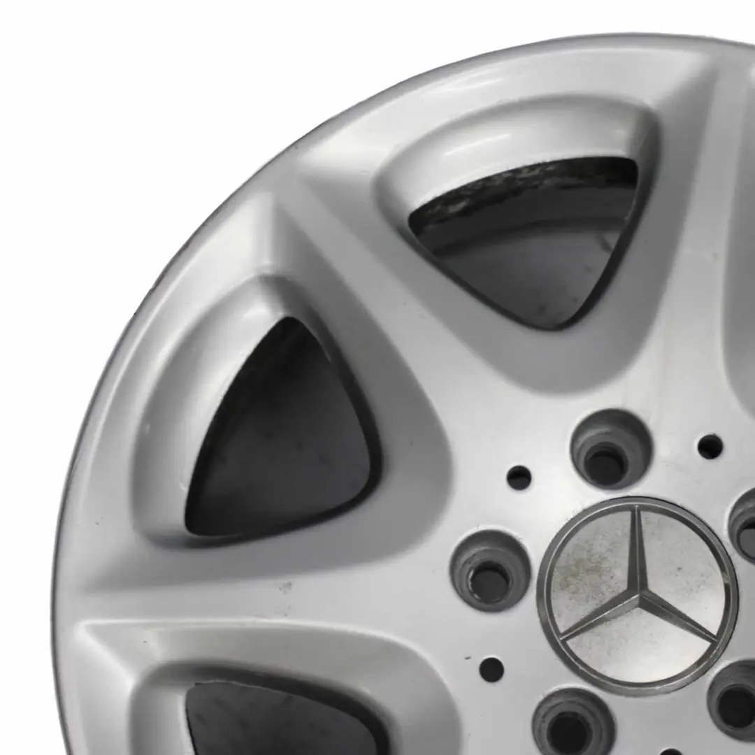 Alloy Wheel Rim 7 Spoke Design 16" 7,5J ET:46 to Mercedes W220 with Part number A2204012302 Mercedes W220 Alloy Wheel Rim 7 Spoke Design 16" 7,5J ET:46 - SKU A2204012302-4 - Part number A2204012302
