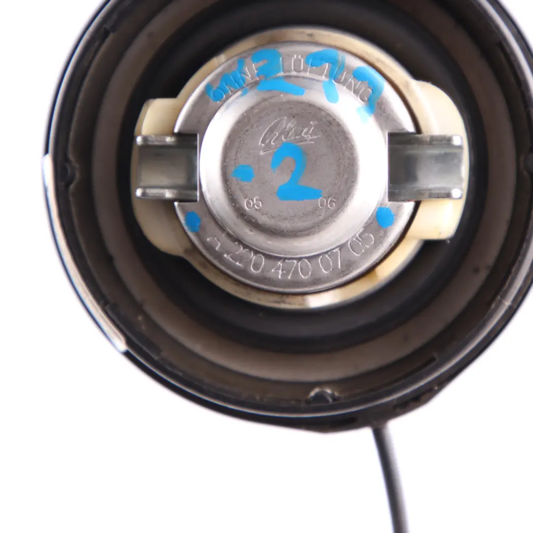 Fuel Filler Cap Mercedes W169 W211 W203 Tank Cap Lid Cover Black - SKU A2204700705-2 - Part number A2204700705