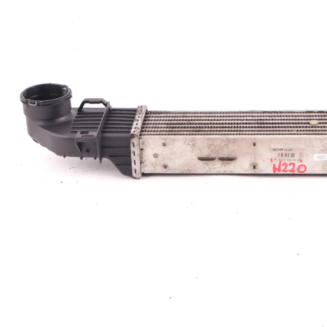 Intake Charge Air Cooler Radiator Diesel to Mercedes W220 Intercooler with Part number A2205000000 Mercedes W220 Intercooler Intake Charge Air Cooler Radiator Diesel - SKU A2205000000 - Part number A2205000000