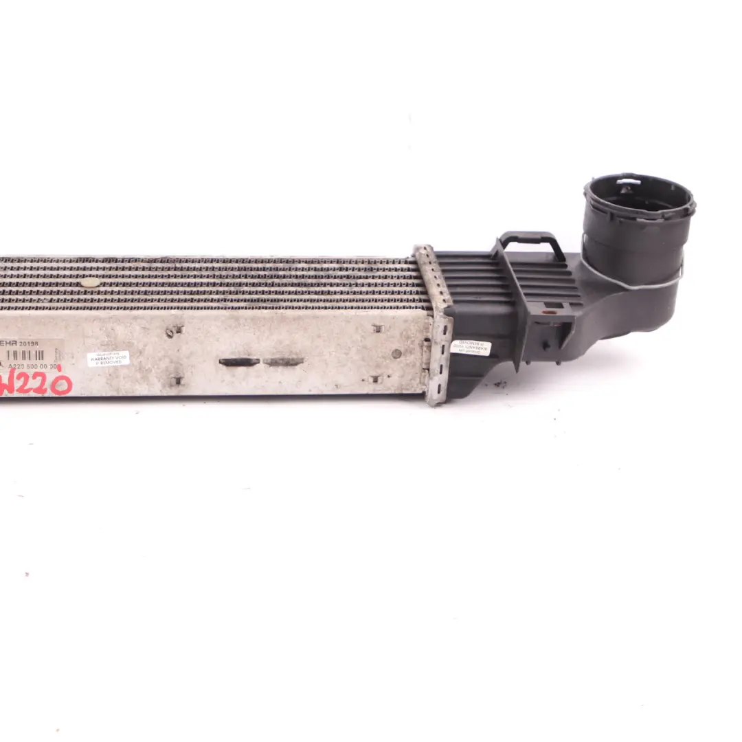 Intake Charge Air Cooler Radiator Diesel to Mercedes W220 Intercooler with Part number A2205000000 Mercedes W220 Intercooler Intake Charge Air Cooler Radiator Diesel - SKU A2205000000 - Part number A2205000000