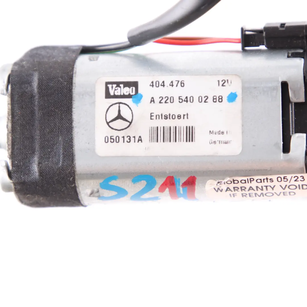  Steering Column Motor Mercedes W203 W209 W211 Adjustment Drive Unit - SKU A2205400288 - Part number A2205400288