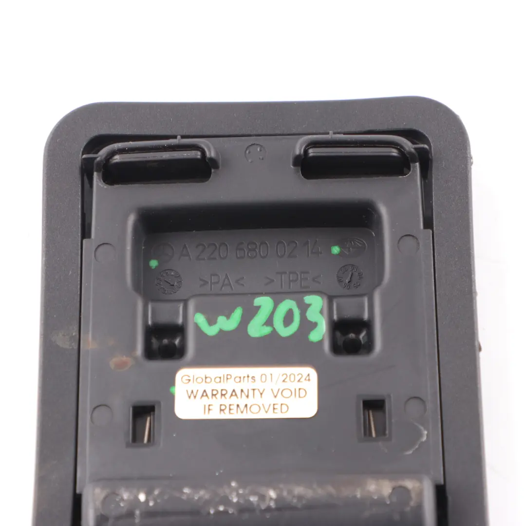 Mercedes W203 W211 Soporte Asa Suelo Maletero Tapa Elevación - SKU A2206800214 - Número de pieza A2206800214