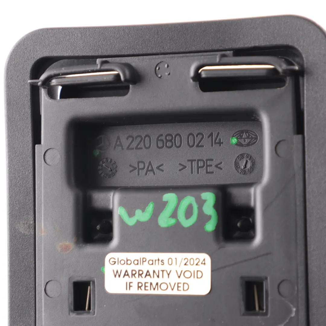 Mercedes W203 W211 Soporte Asa Suelo Maletero Tapa Elevación - SKU A2206800214 - Número de pieza A2206800214