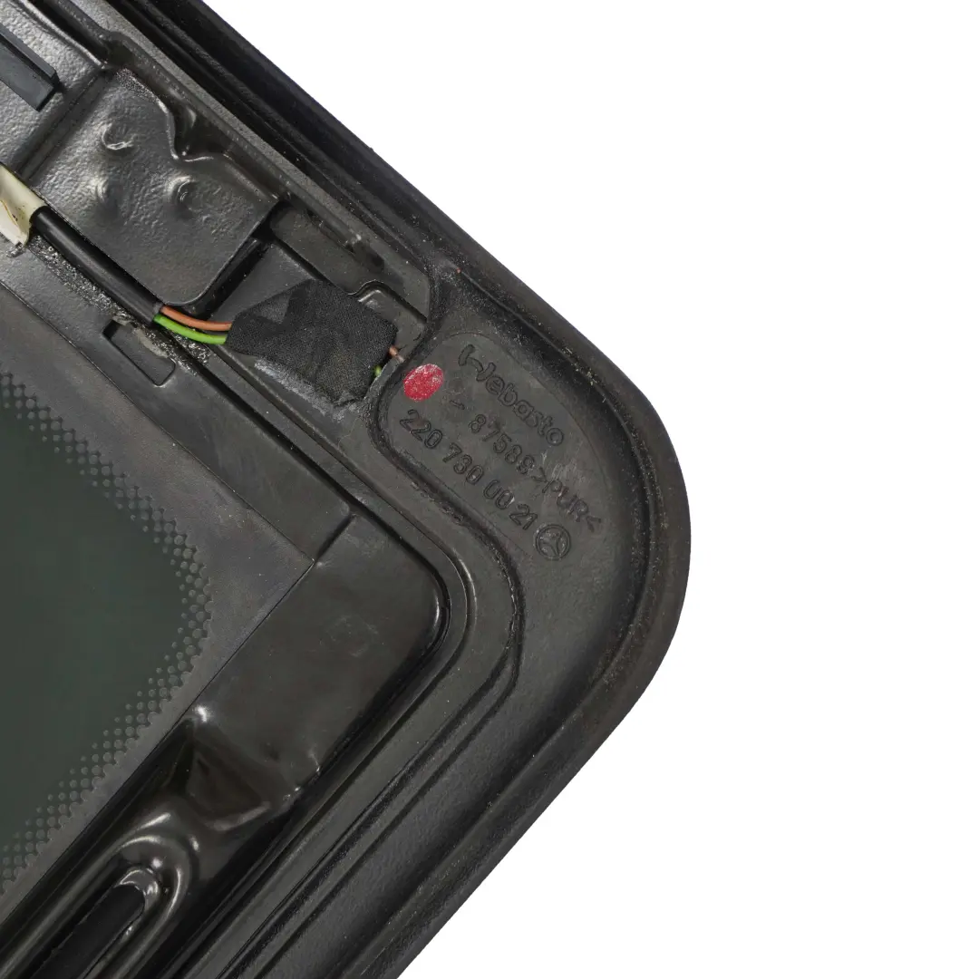 Mercedes-Benz S-Class W220 Sunroof Sliding Roof Window Glass Panel AS3 to  with Part number A2207800021  Mercedes-Benz S-Class W220 Sunroof Sliding Roof Window Glass Panel AS3 - SKU A2207800021 - Part number A2207800021