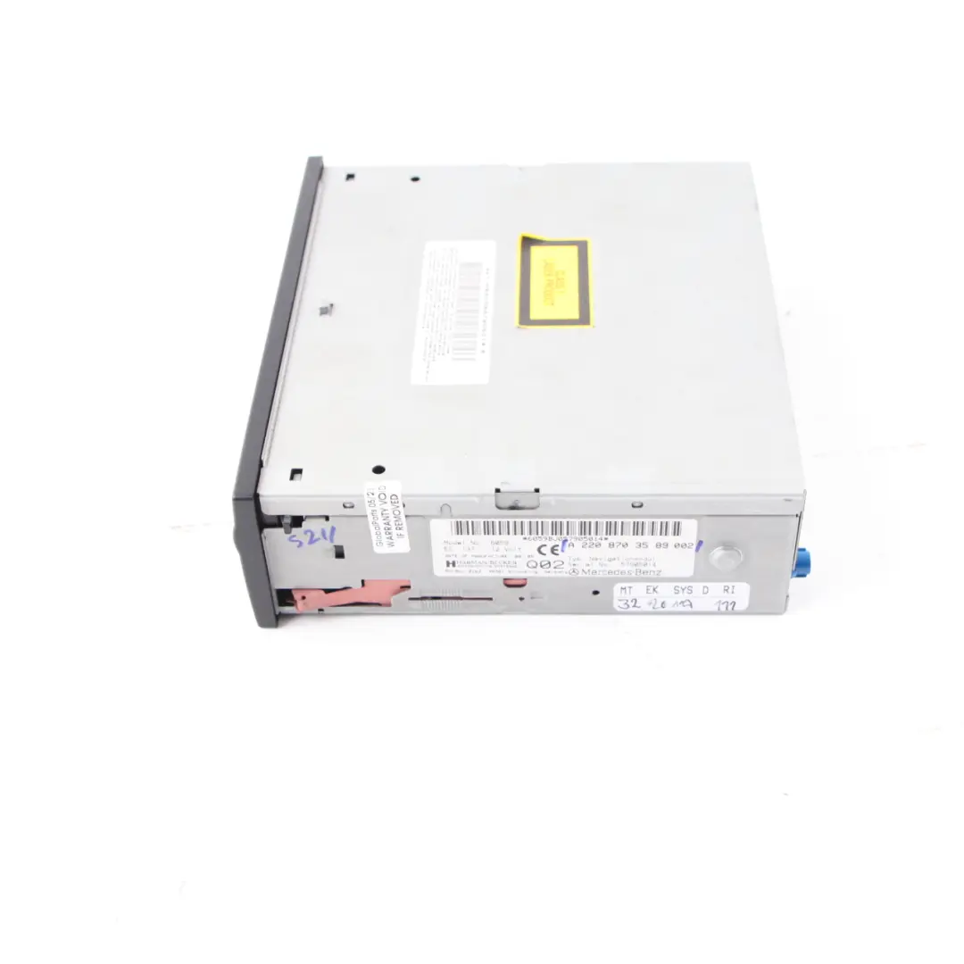 Navigation Player Mercedes W211 W219 DVD CD Reader Control Unit to with Part number A2208703589 Navigation Player Mercedes W211 W219 DVD CD Reader Control Unit - SKU A2208703589 - Part number A2208703589