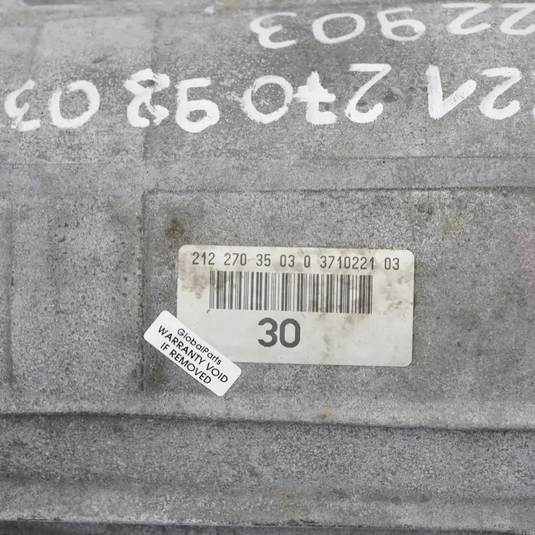 Mercedes W204 W212 W221 Boite Vitesses Automatique 722903 GARANTIE - SKU A2212709803 - Numéro de pièce A2212709803