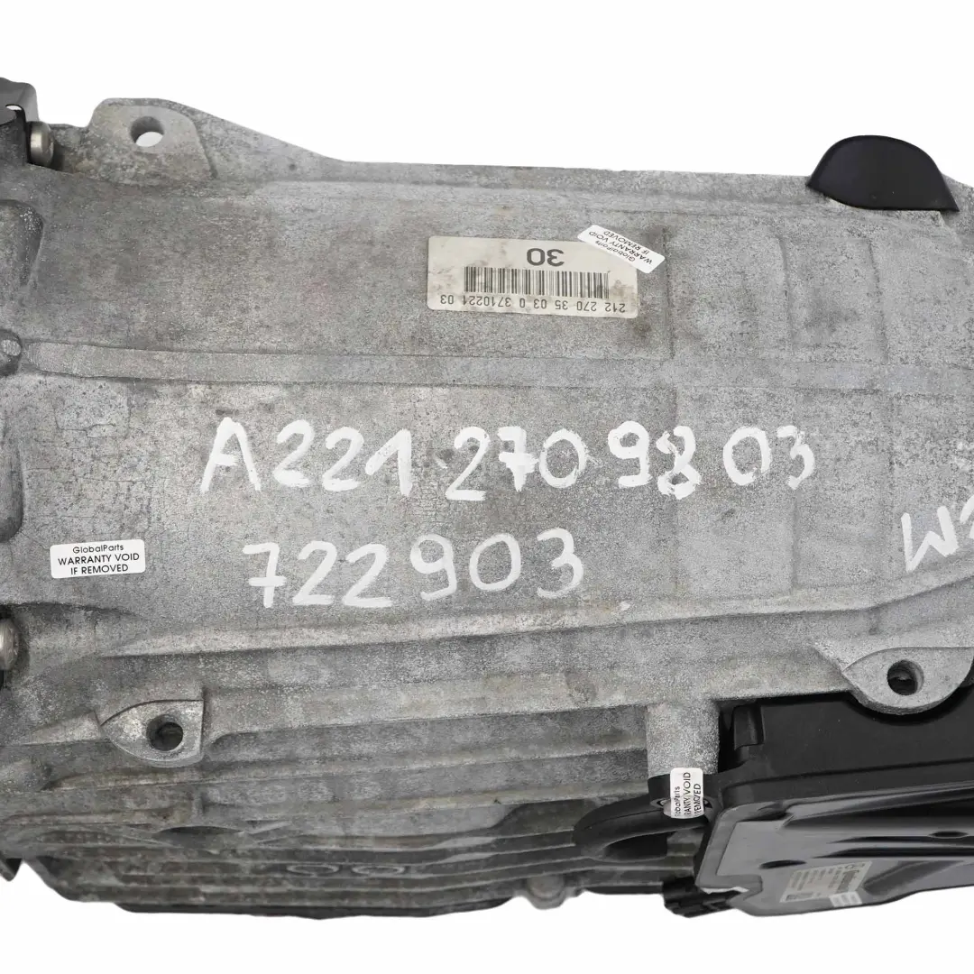 Automatikgetriebe 722903 722.903 GARANTIE für Mercedes W204 W212 W221 mit Teilenummer A2212709803 Mercedes W204 W212 W221 Automatikgetriebe 722903 722.903 GARANTIE - SKU A2212709803 - Teilenummer A2212709803