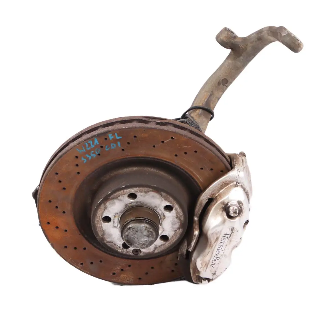 Mercedes W221 350 Support Roue Frein Jambe Suspension Avant Gauche