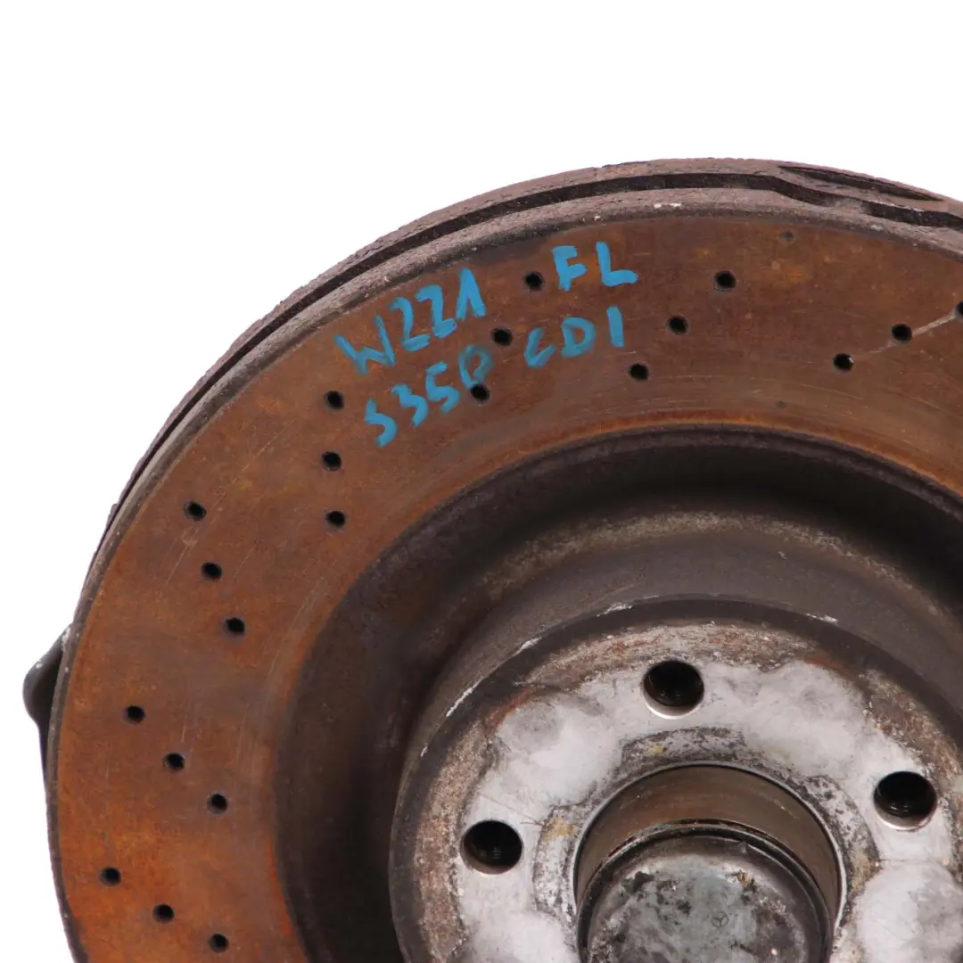 Zwrotnica Lewy Przód Zacisk do Mercedes W221 350 AMG 3.0 Diesel o numerze A2213324501 Mercedes W221 350 AMG 3.0 Diesel Zwrotnica Lewy Przód Zacisk - SKU A2213324501 - Numer Części A2213324501