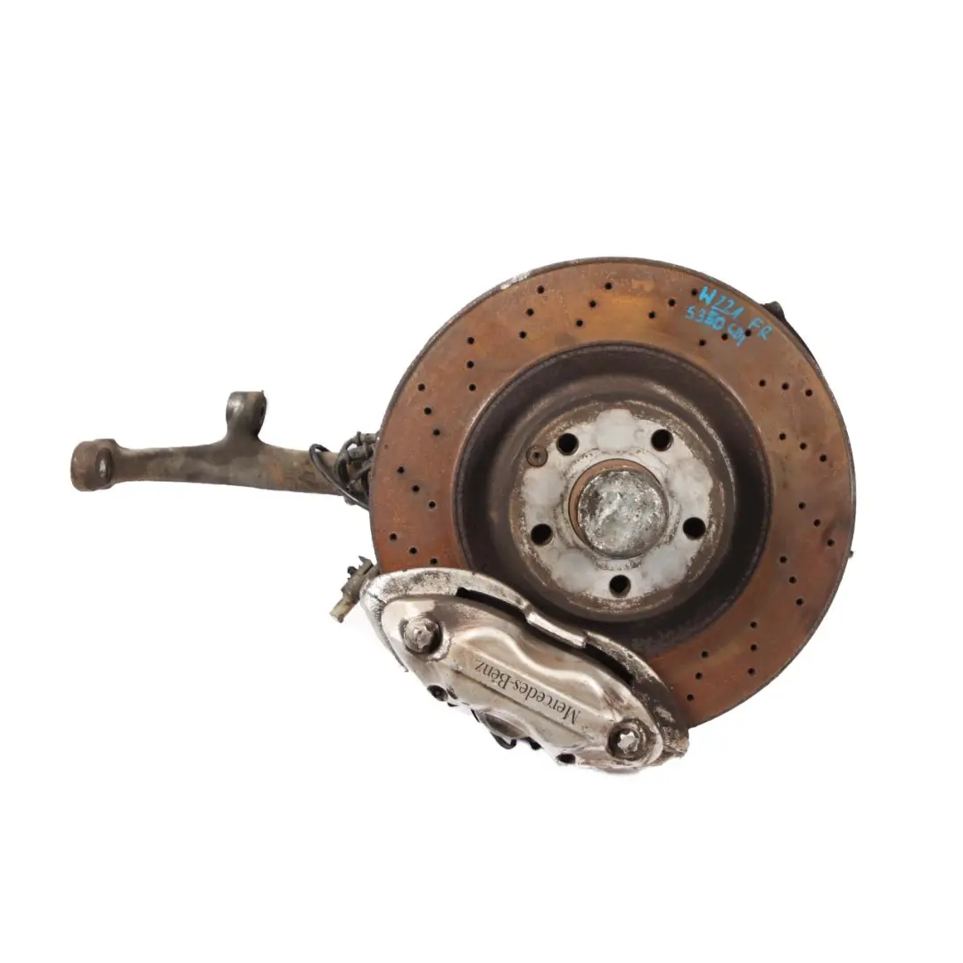 Mercedes W221 350 AMG anteriore destro Sospensione Gamba Freno Portaruota - SKU A2213324601 - Numero di parte A2213324601