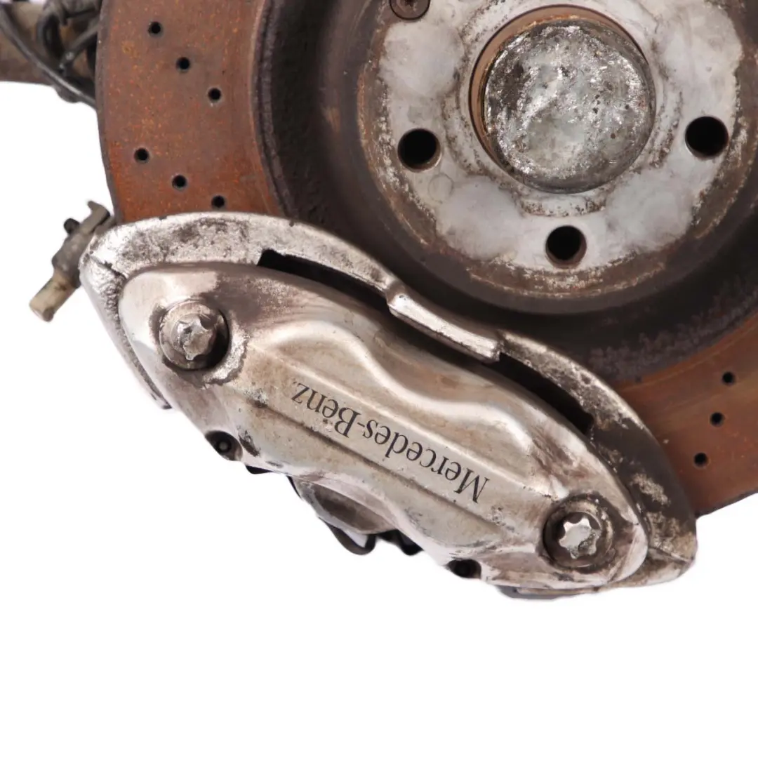 anteriore destro Sospensione Gamba Freno Portaruota per Mercedes W221 350 AMG con numero di parte A2213324601 Mercedes W221 350 AMG anteriore destro Sospensione Gamba Freno Portaruota - SKU A2213324601 - Numero di parte A2213324601