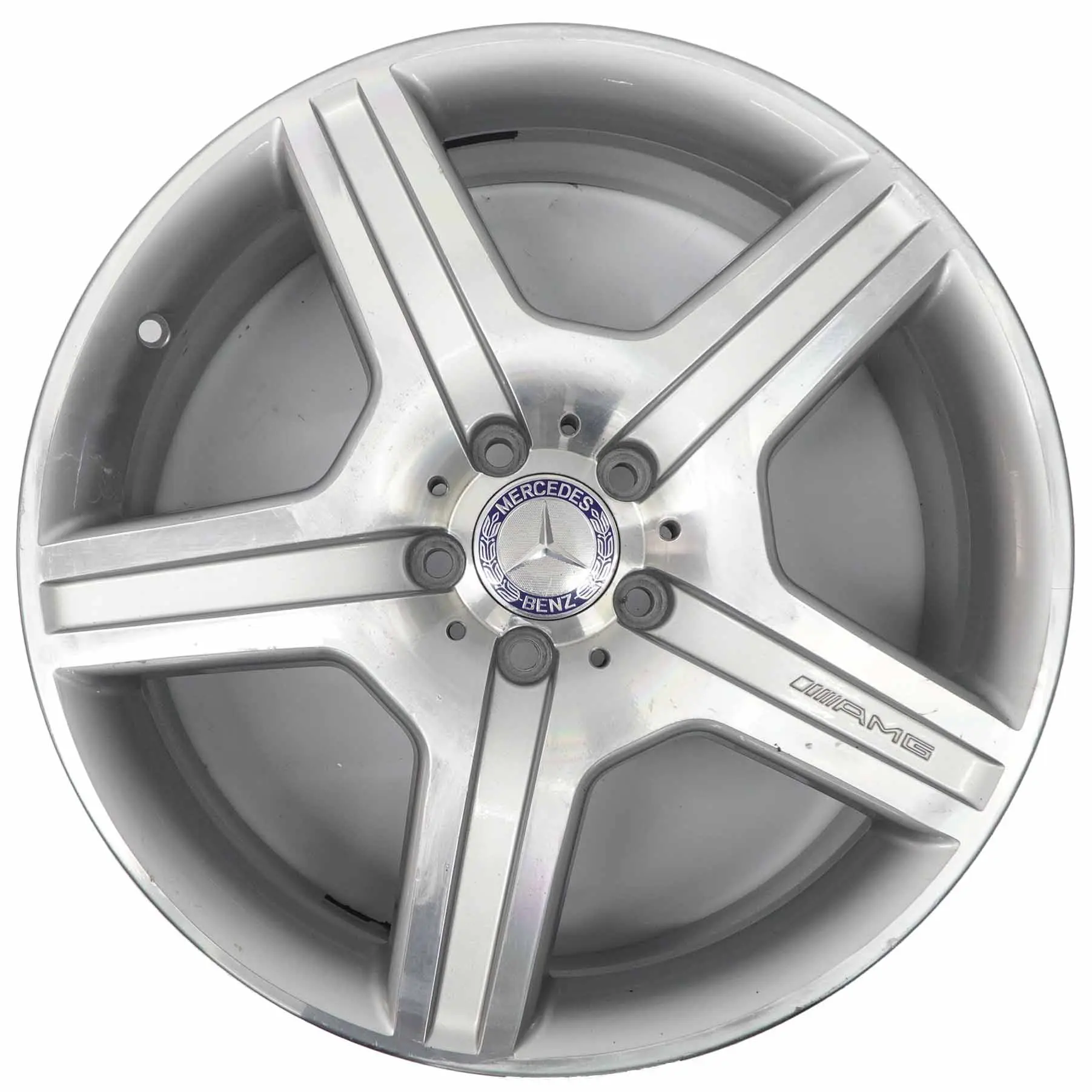 Mercedes W221 AMG Argento Cerchio in lega 19" 8,5J ET:43 A2214012602