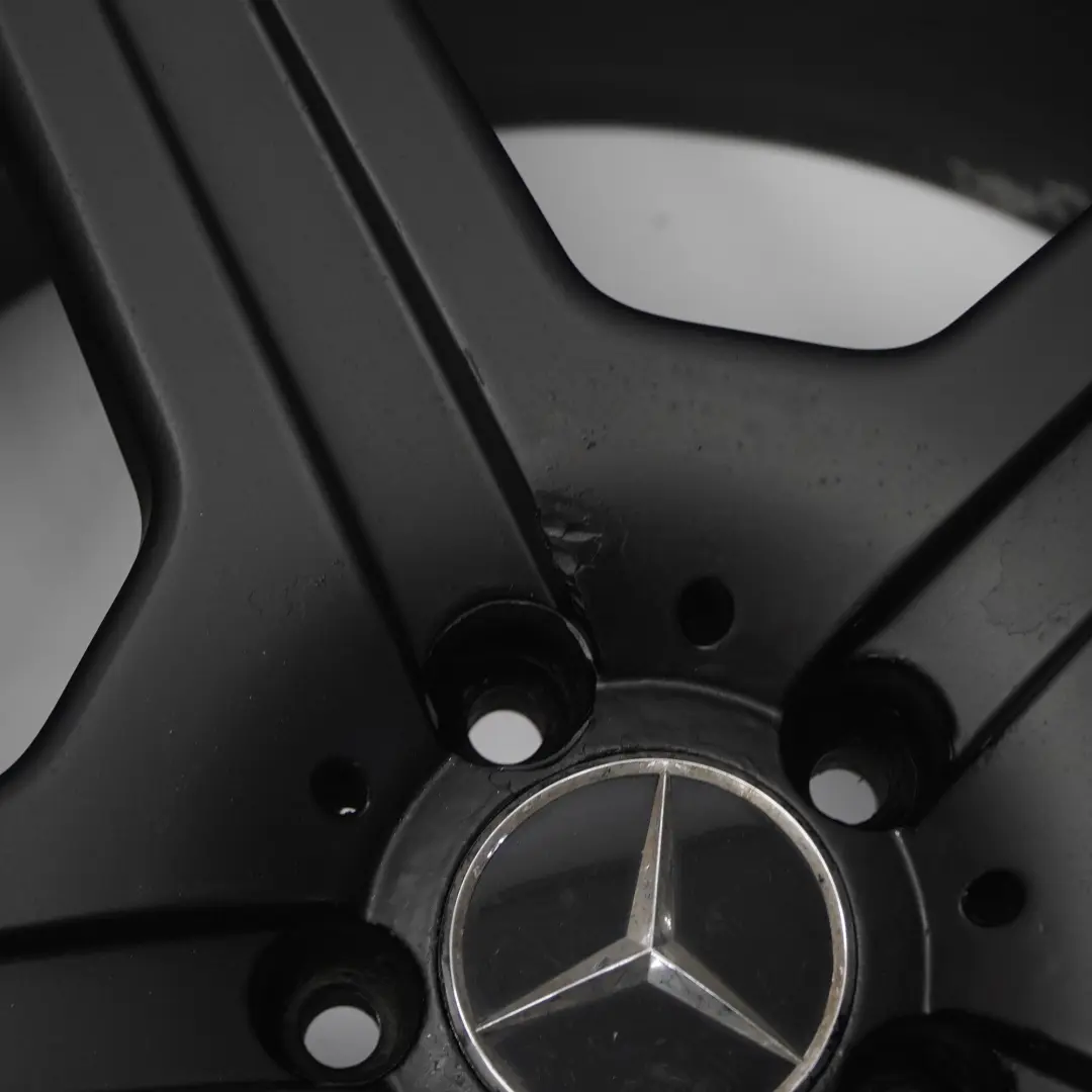  Llanta de aleación Mercedes W221 AMG Negra 19" 9,5J ET:43 - SKU A2214012702-1 - Número de pieza A2214012702
