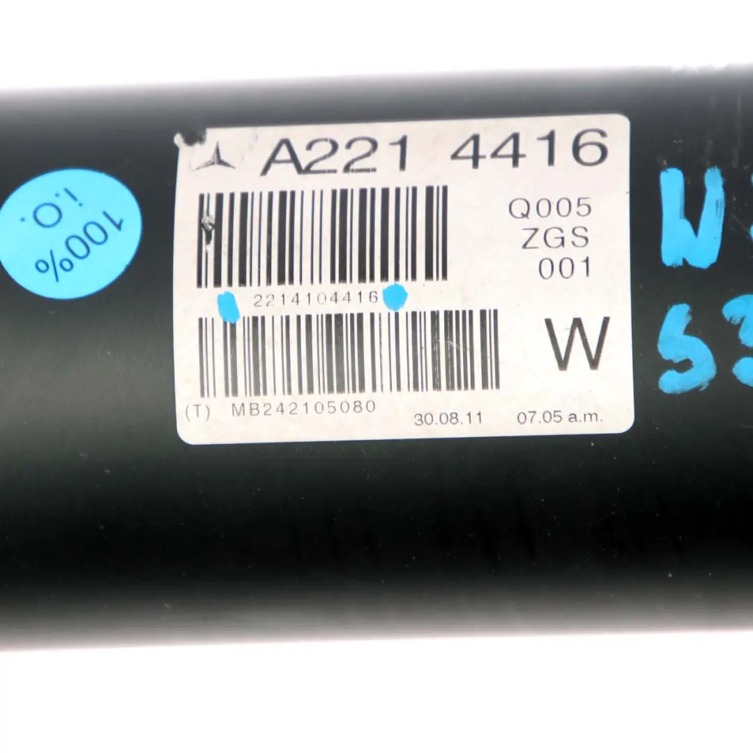 Mercedes W221 Long S350 BlueTec OM642 Drive Propshaft Automatic - SKU A2214104416 - Part number A2214104416