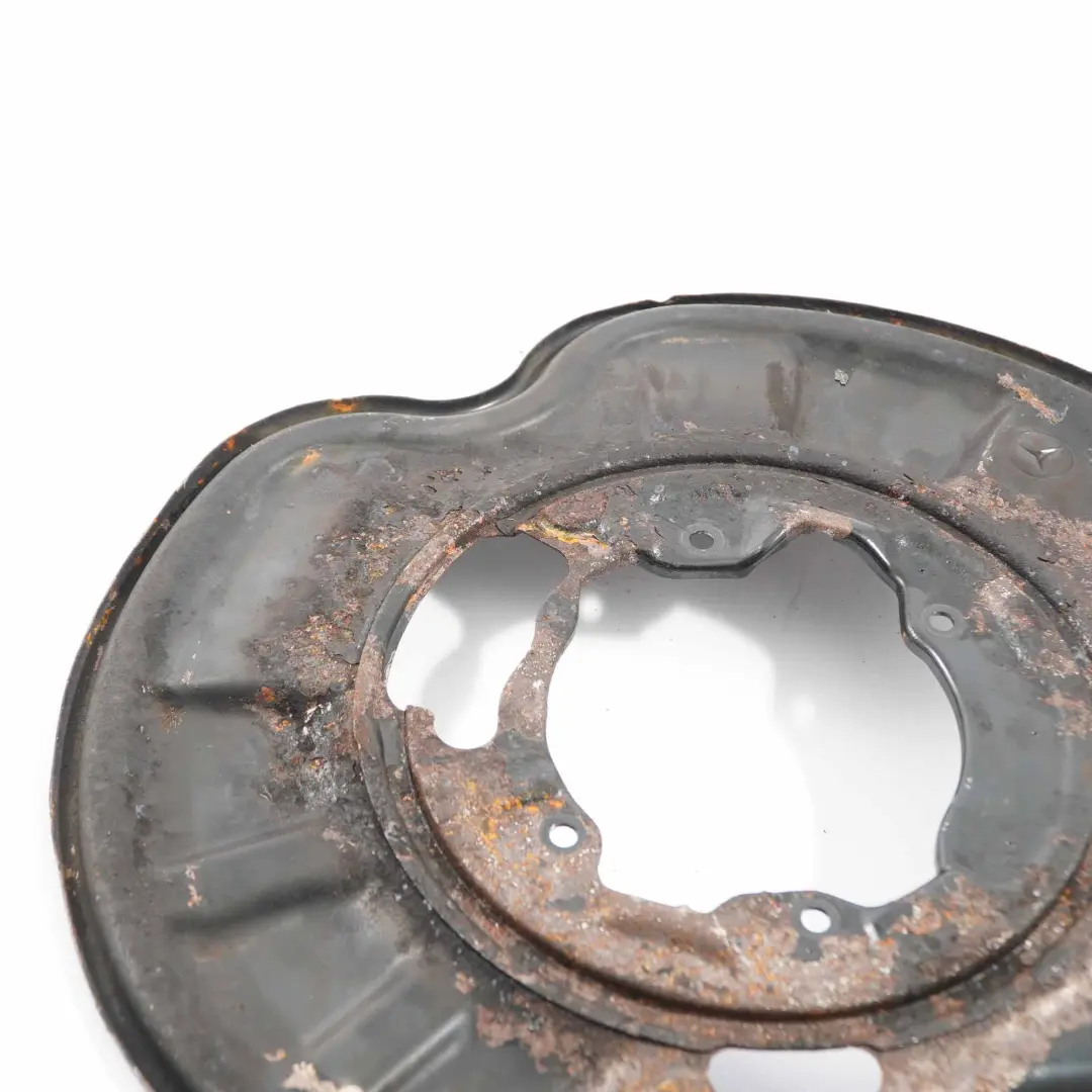 Mercedes W221 posteriore destra Piastra disco freno protezione disque frein - SKU A2214200244 - Numero di parte A2214200244