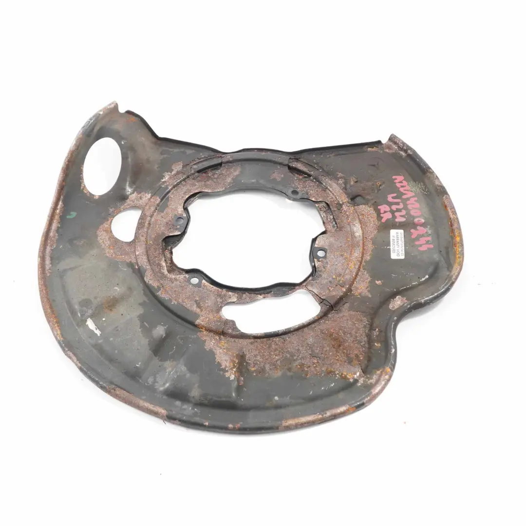Brake Disc Plate Mercedes W221 Rear Right O/S Protection Plate to with Part number A2214200244 Brake Disc Plate Mercedes W221 Rear Right O/S Protection Plate - SKU A2214200244 - Part number A2214200244