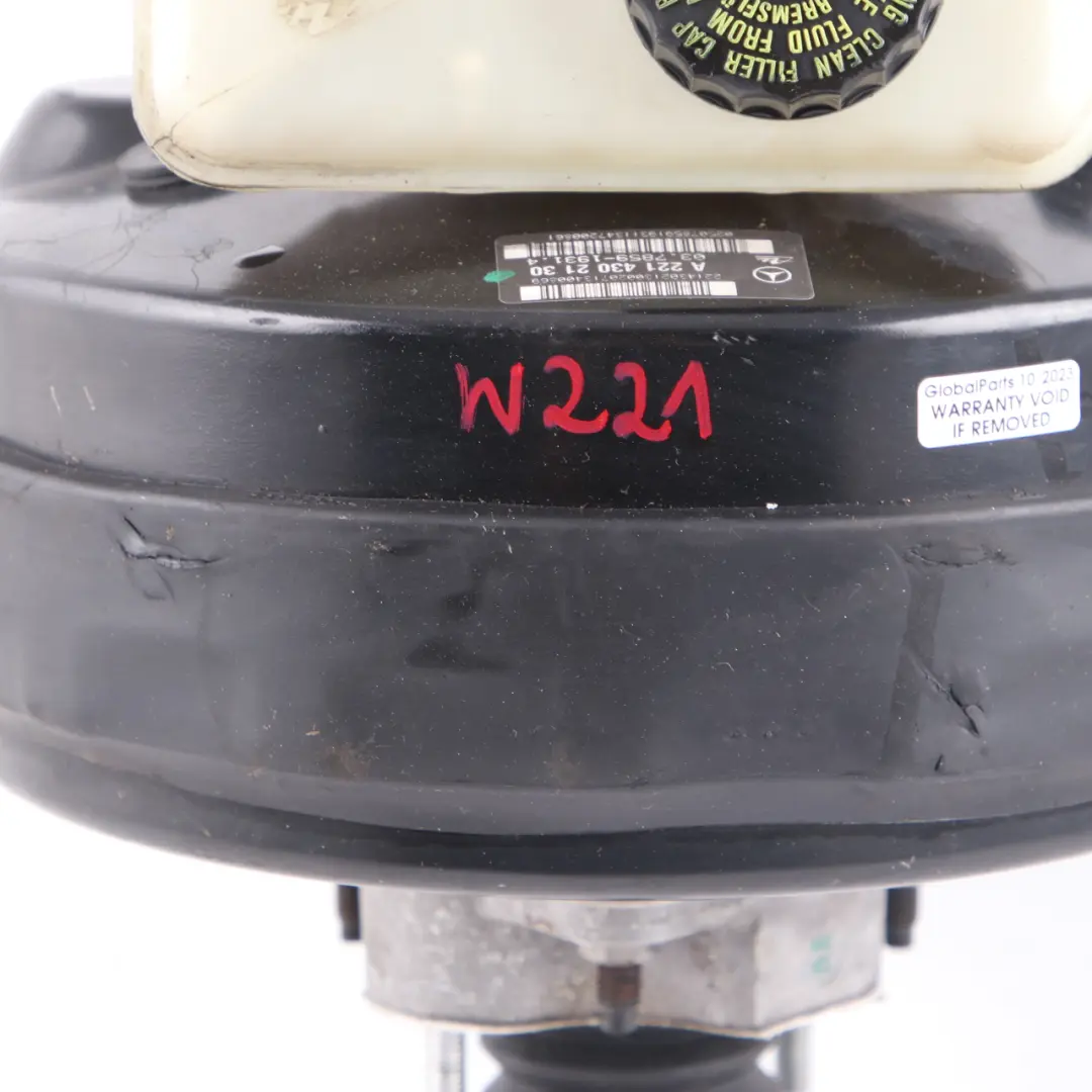 Mercedes W221 Servofreno Pompa del freno Booster Unit A2214302130 - SKU A2214302530 - Numero di parte A2214302530